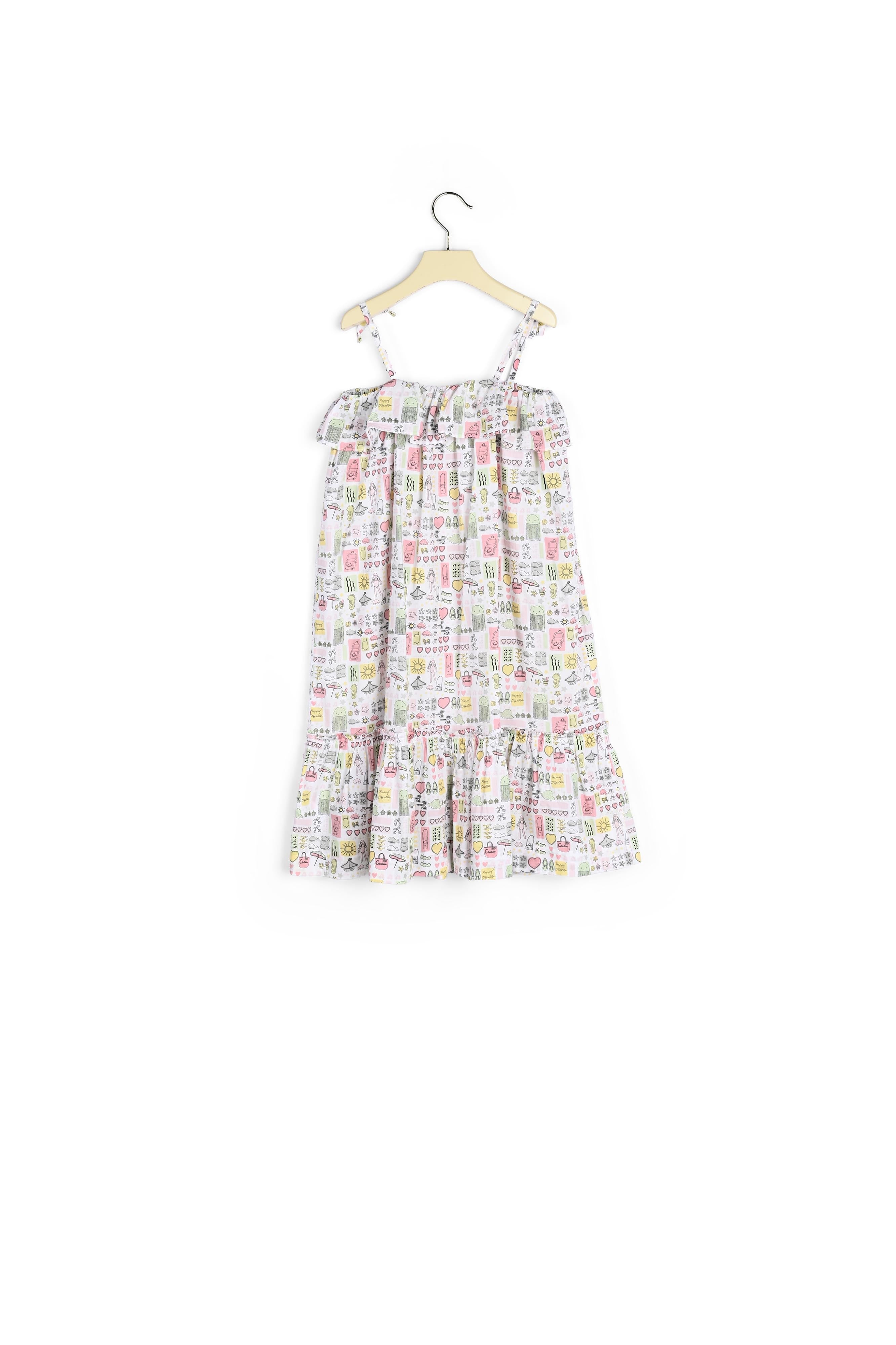 Robe en popeline imprimée - Bonpoint vintage