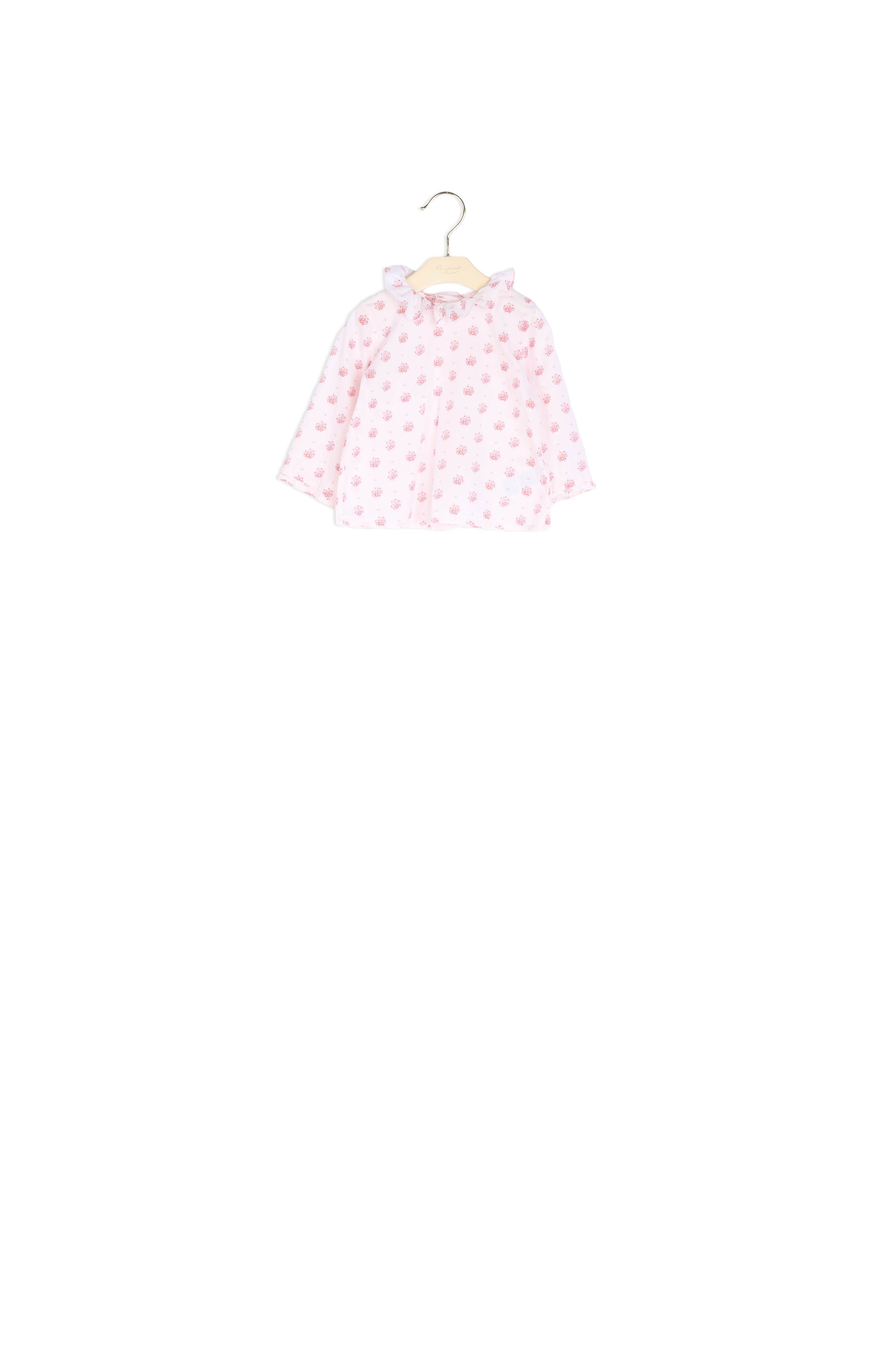 Blouse imprimée en voile de coton - Bonpoint vintage