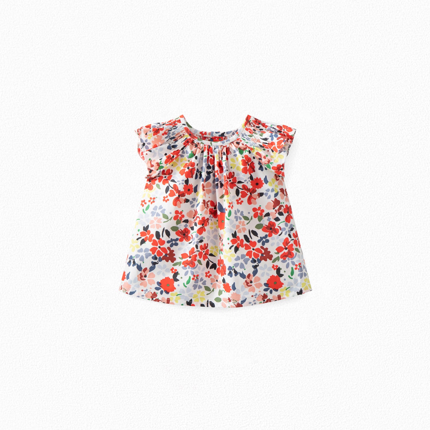 Blouse en popeline imprimée - Bonpoint vintage