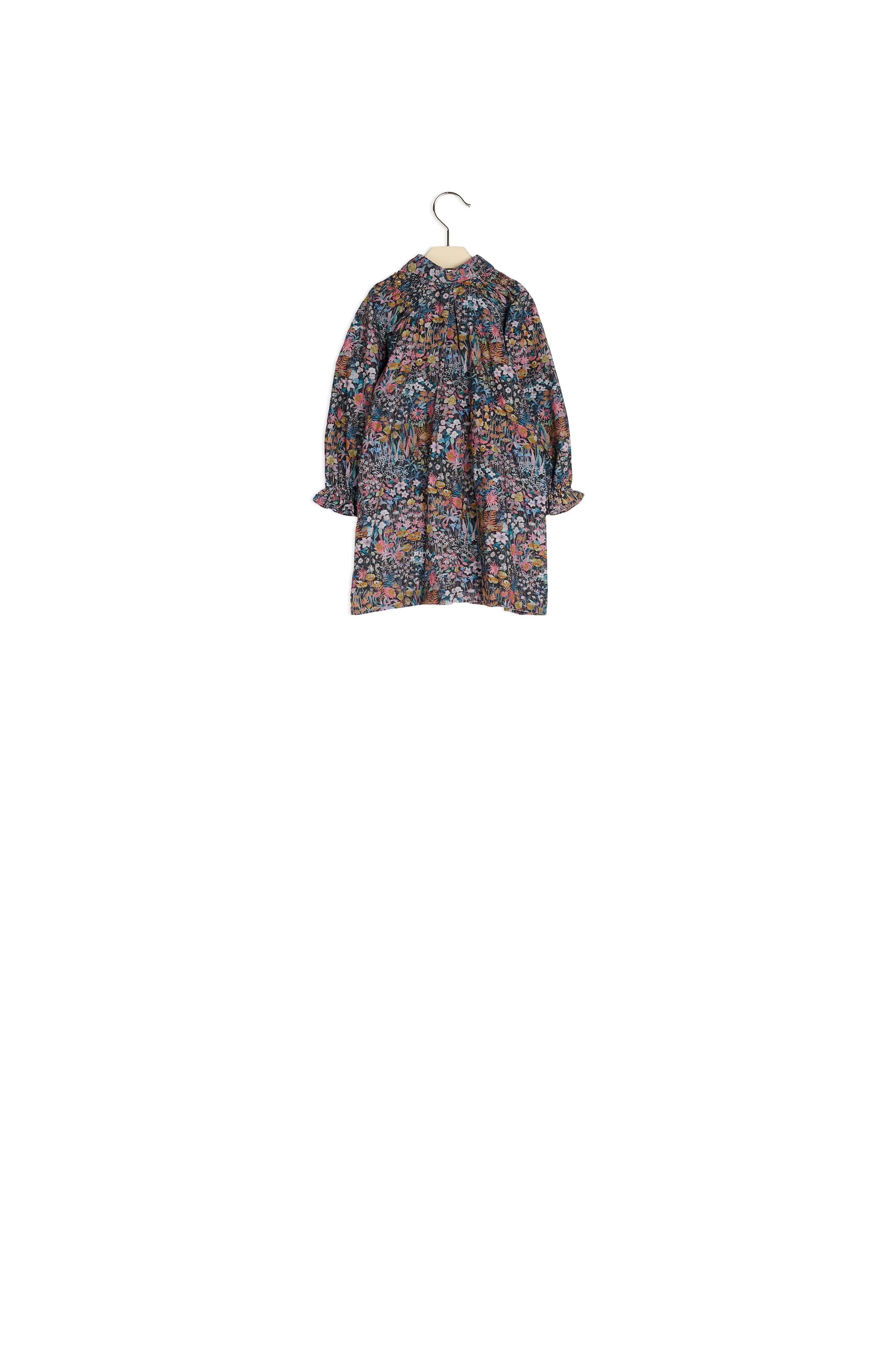 Robe en velours tissu Liberty - Bonpoint vintage