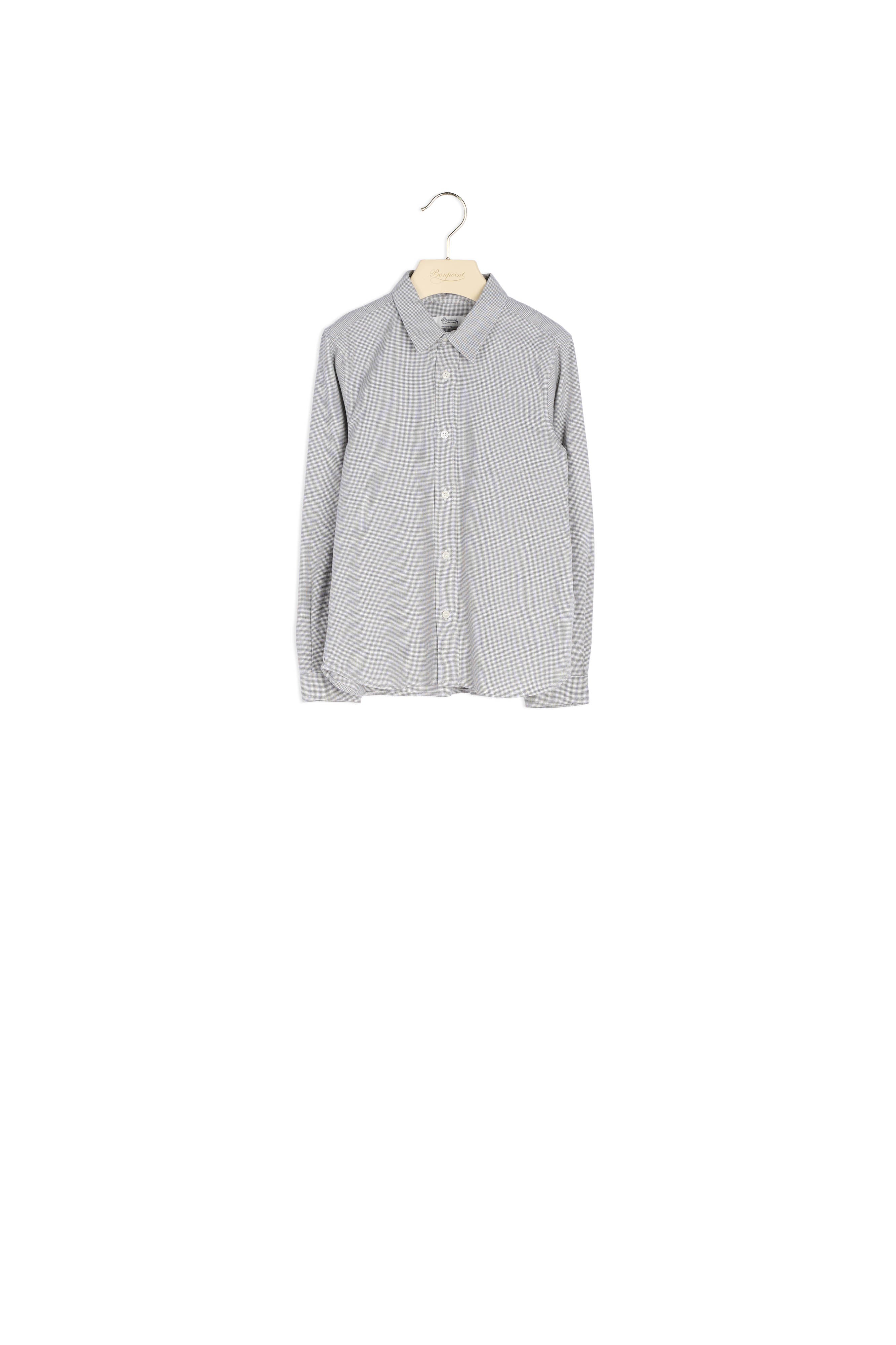 Chemise en twill à carreaux - Bonpoint vintage