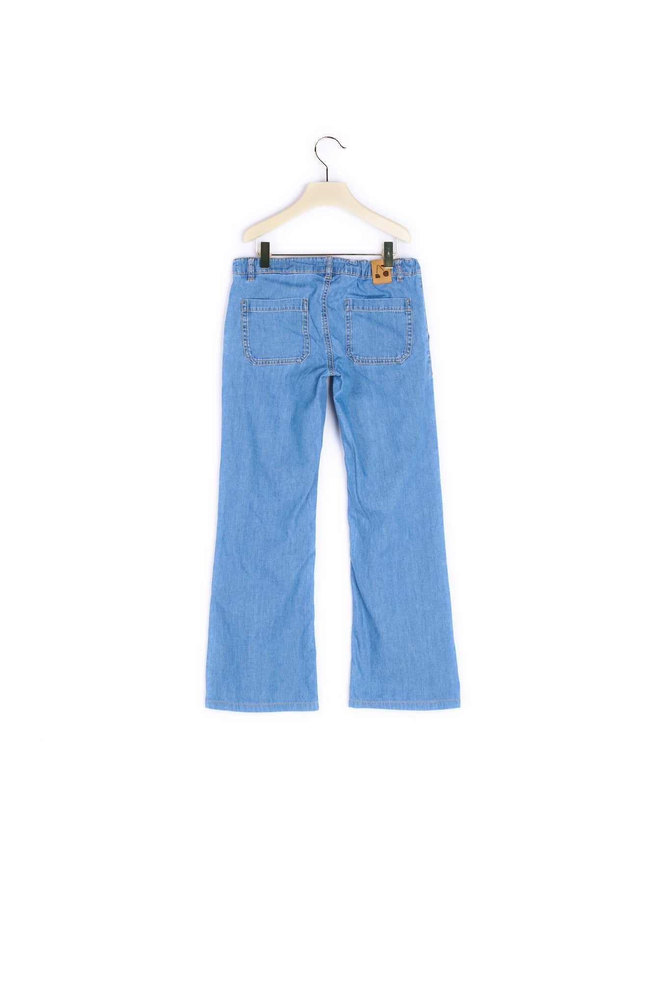 Jean évasé en denim léger fille - Bonpoint vintage