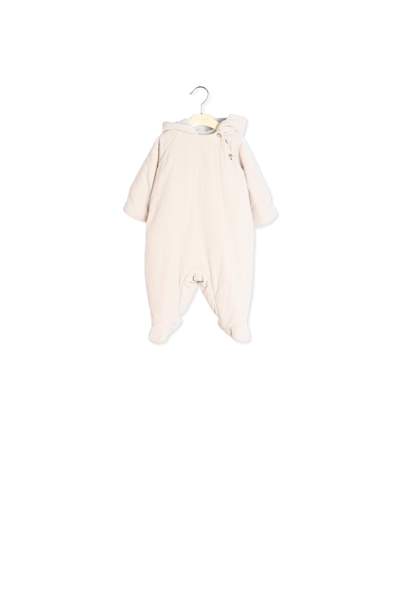 Combinaison pilote bébé en velours milleraies - Bonpoint vintage