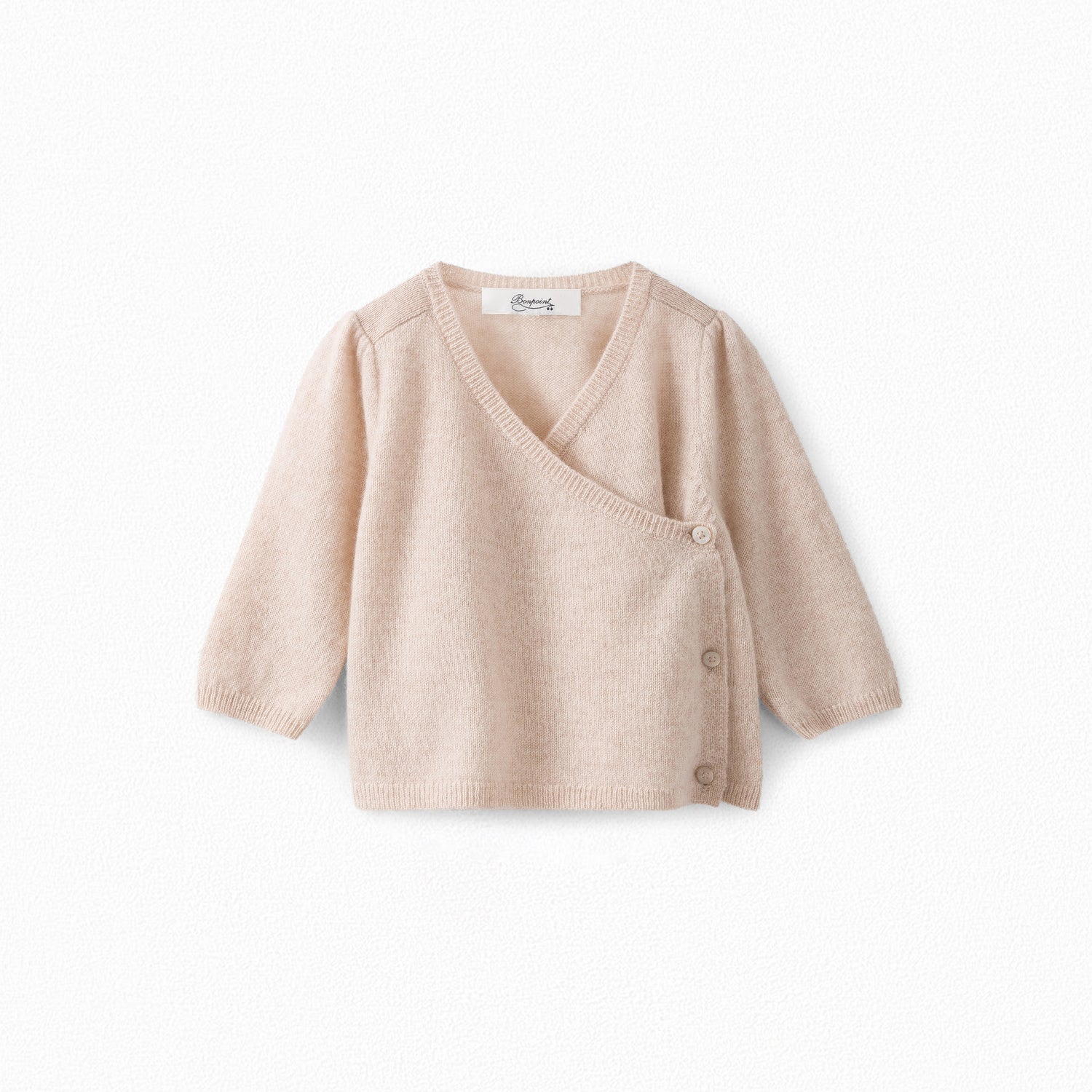 Cardigan croisé en cachemire - Bonpoint vintage