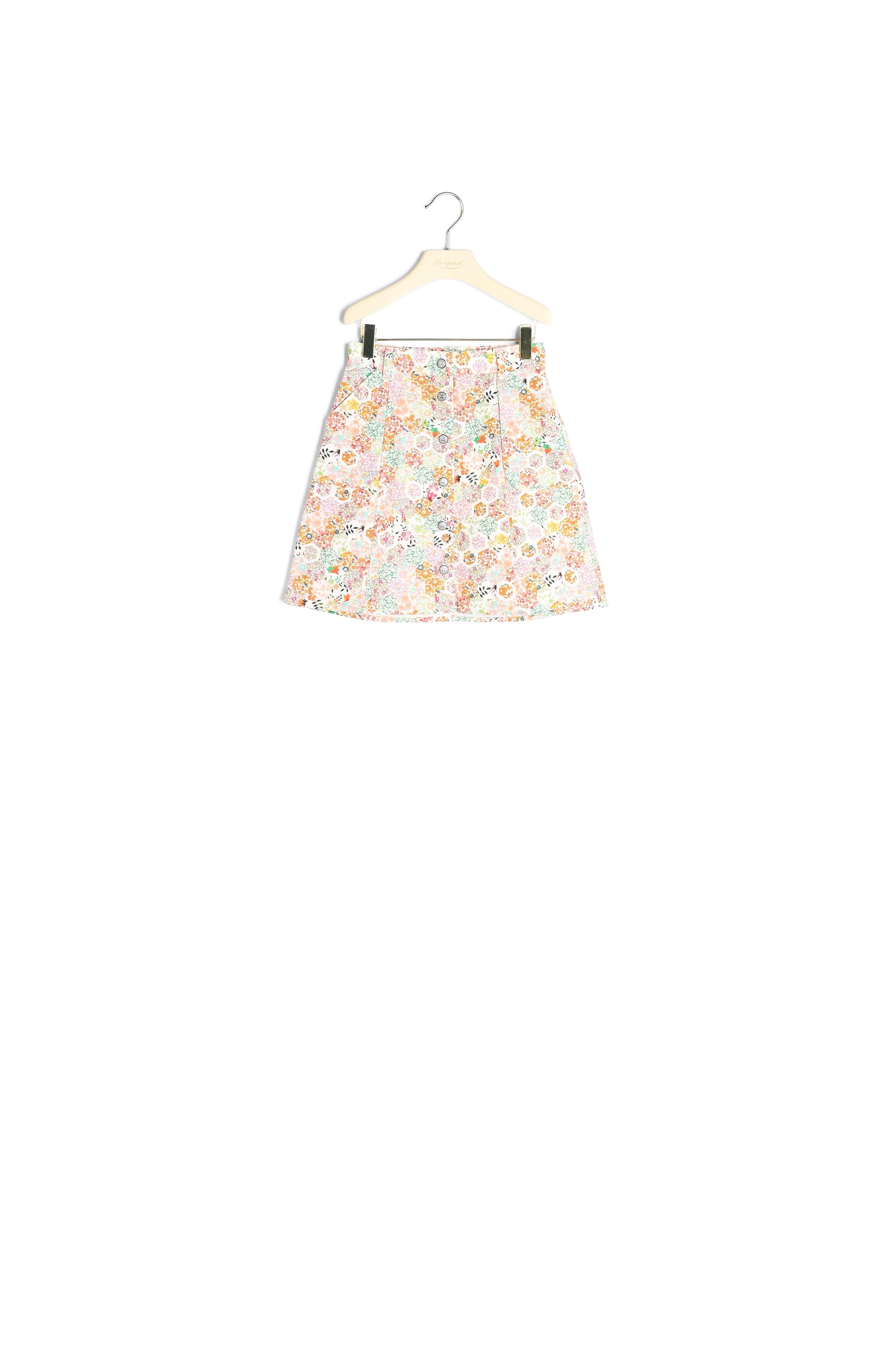 Jupe courte Nupe à motif Liberty - Bonpoint vintage