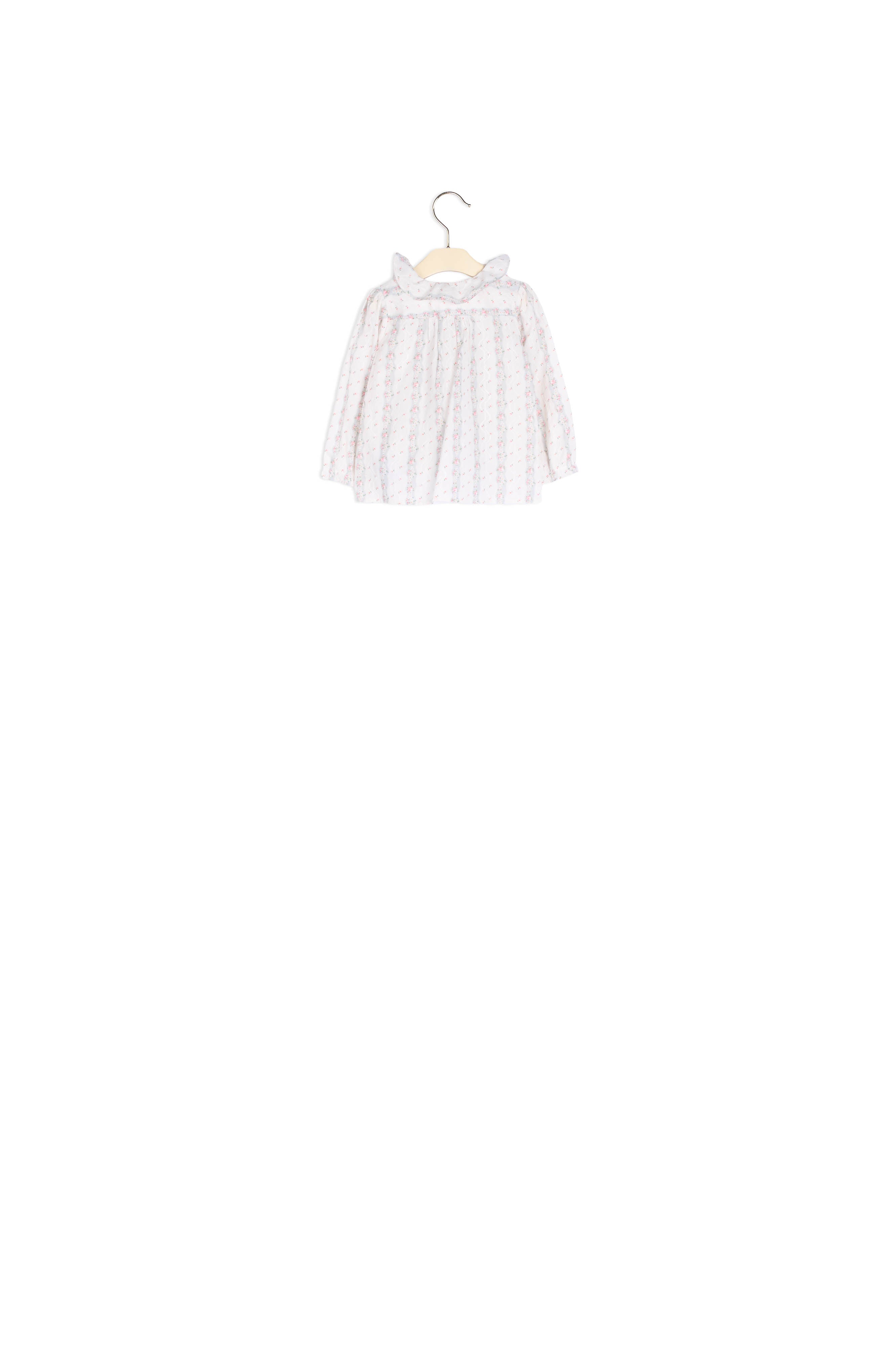 Blouse brodée et imprimée - Bonpoint vintage