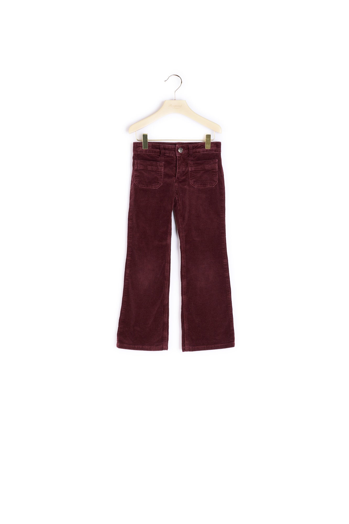 Pantalon flare en velours - Bonpoint vintage