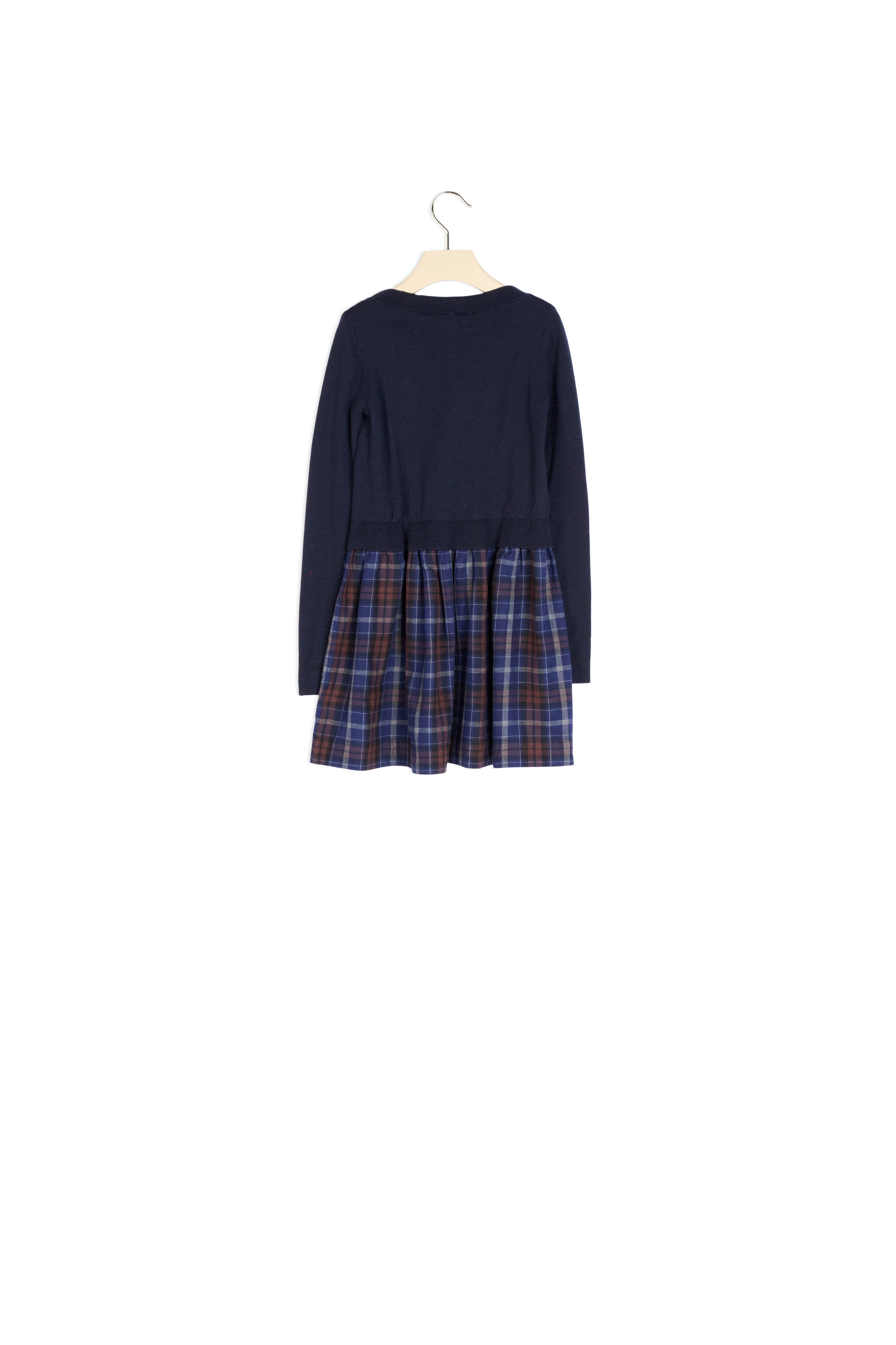 Robe en laine bimatière - Bonpoint vintage