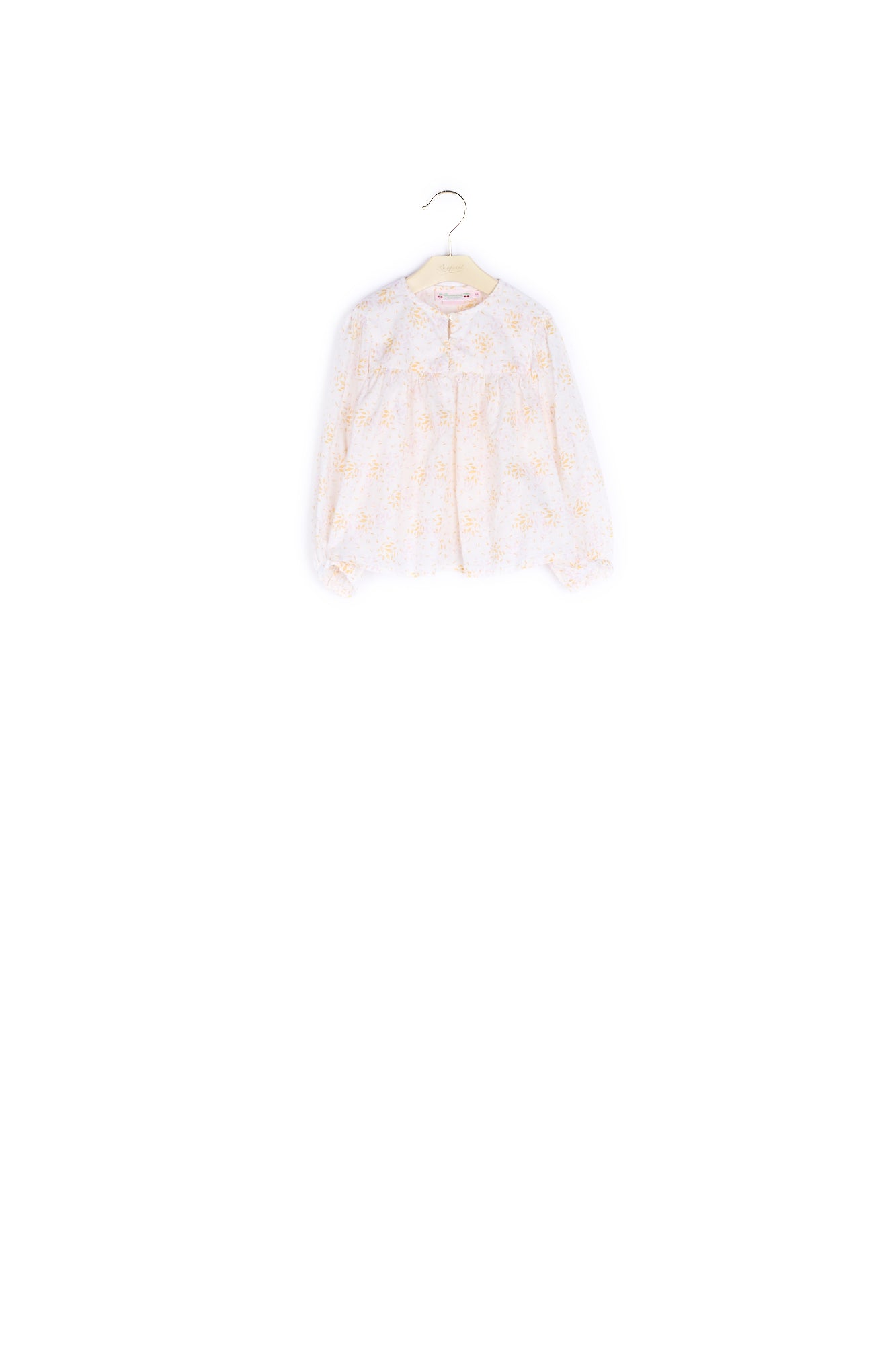 Blouse en coton imprimé fille - Bonpoint vintage