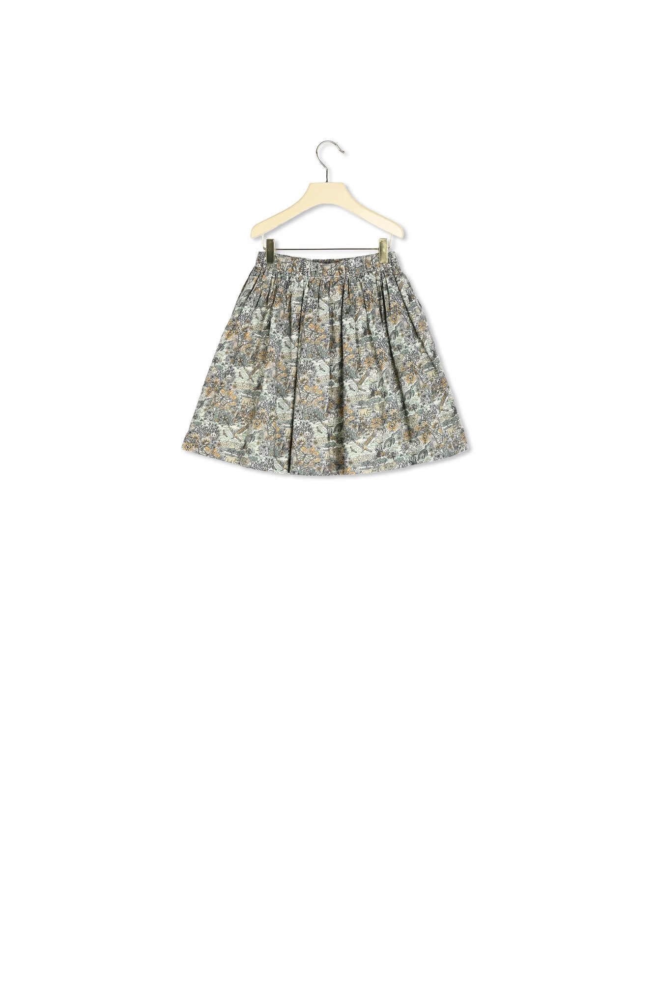 Jupe froncée en tissu Liberty - Bonpoint vintage