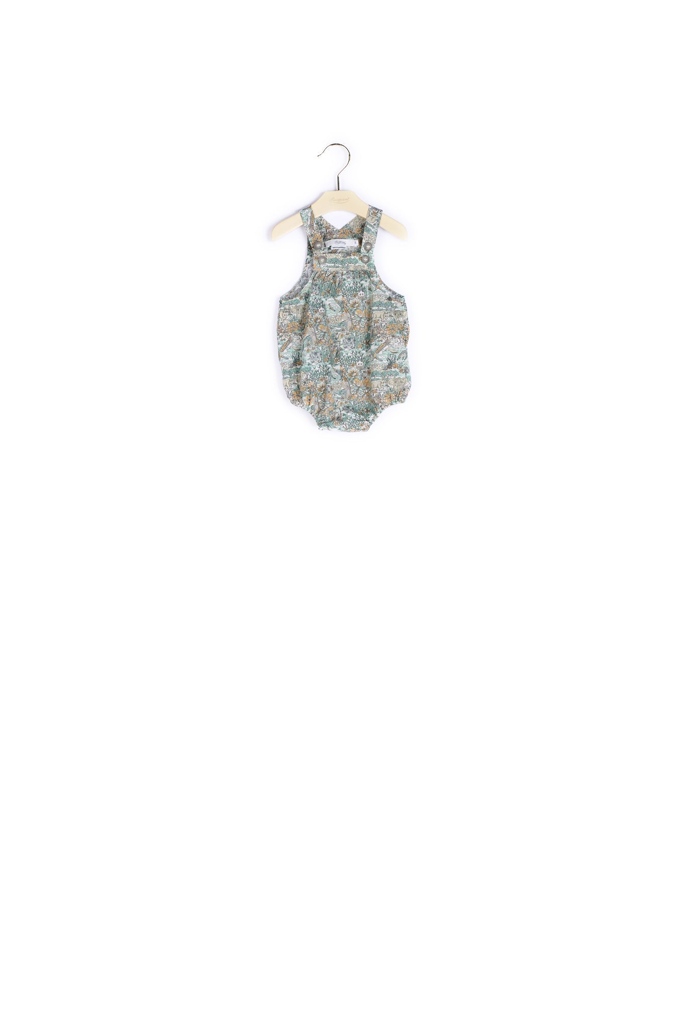 Salopette en coton Liberty bébé - Bonpoint vintage