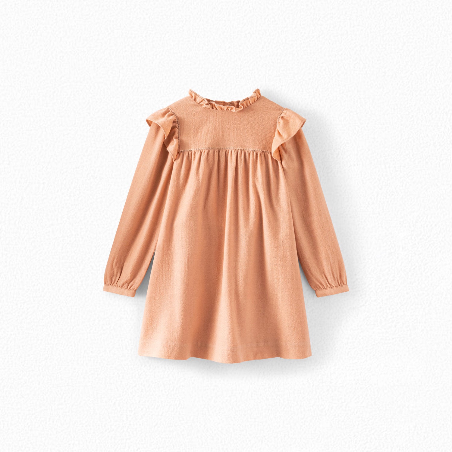 Robe volantée et brodée fille - Bonpoint vintage