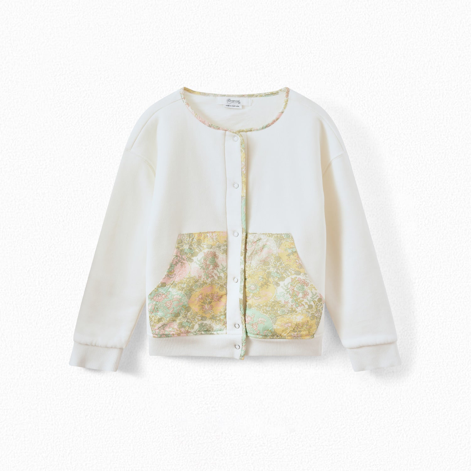 Sweat en molleton et Liberty - Bonpoint vintage
