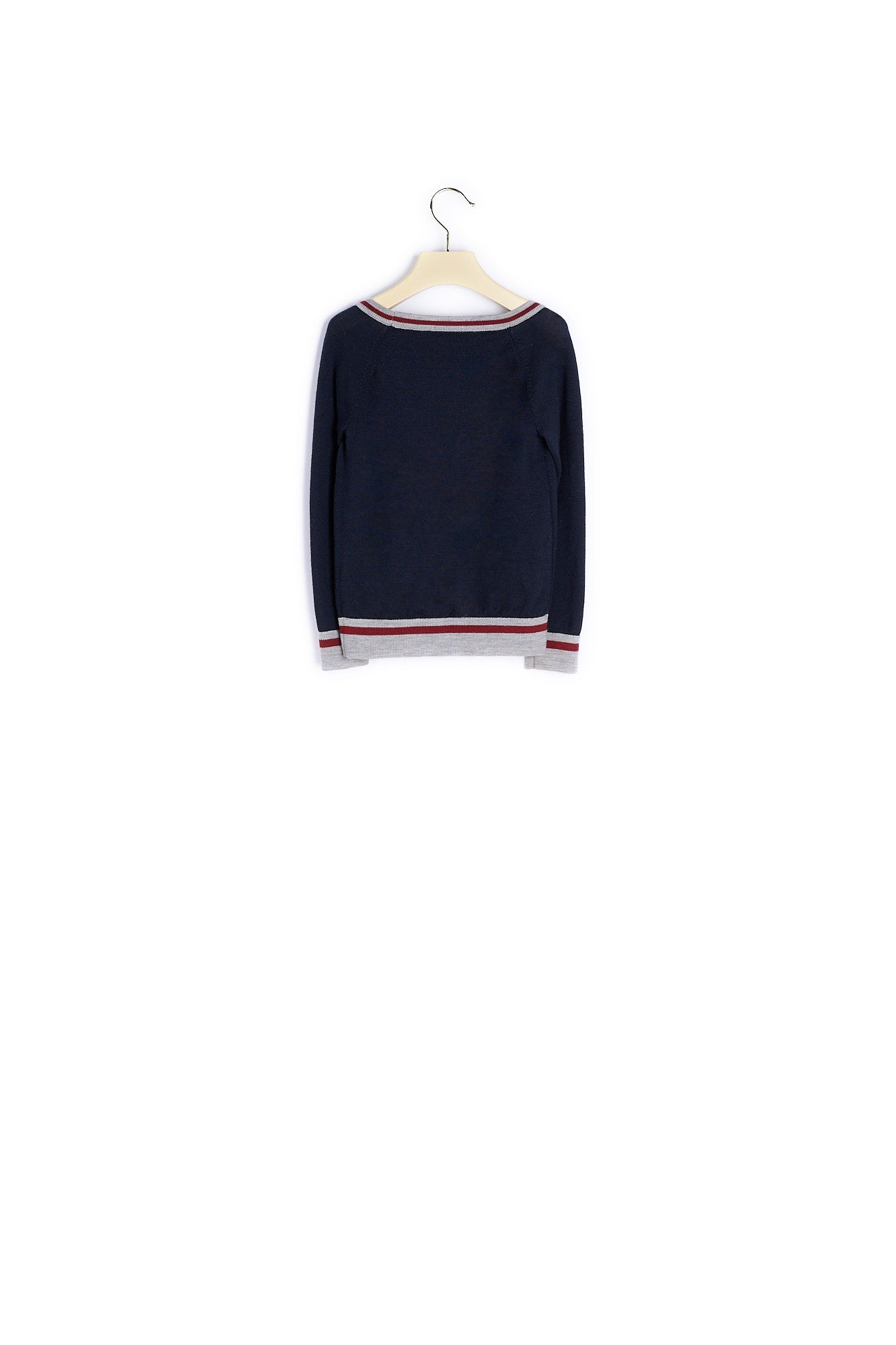 Cardigan Detail Rayures - Bonpoint vintage