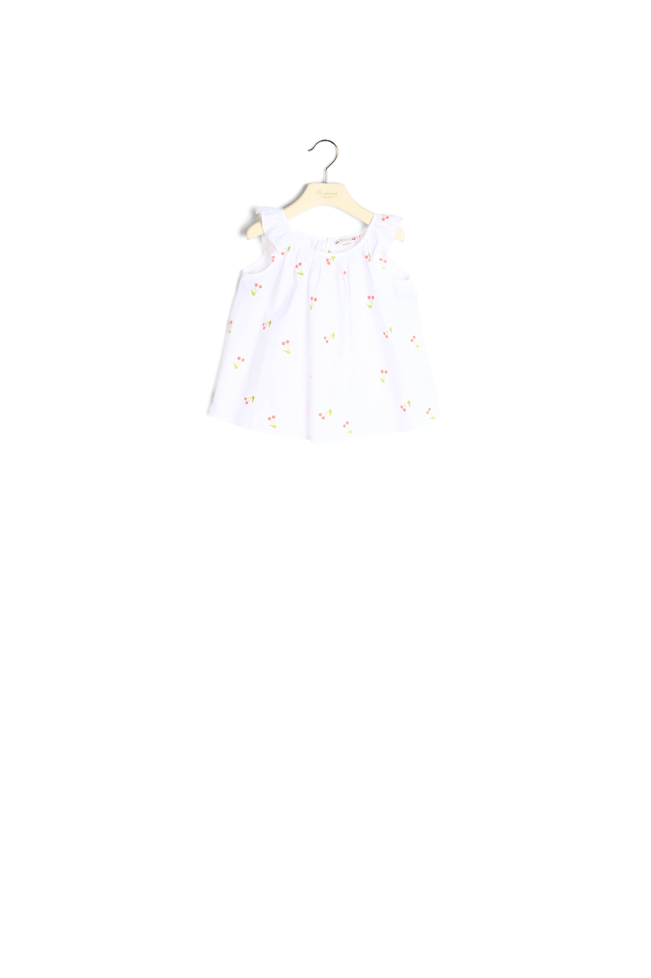 Blouse à cerises brodées - Bonpoint vintage