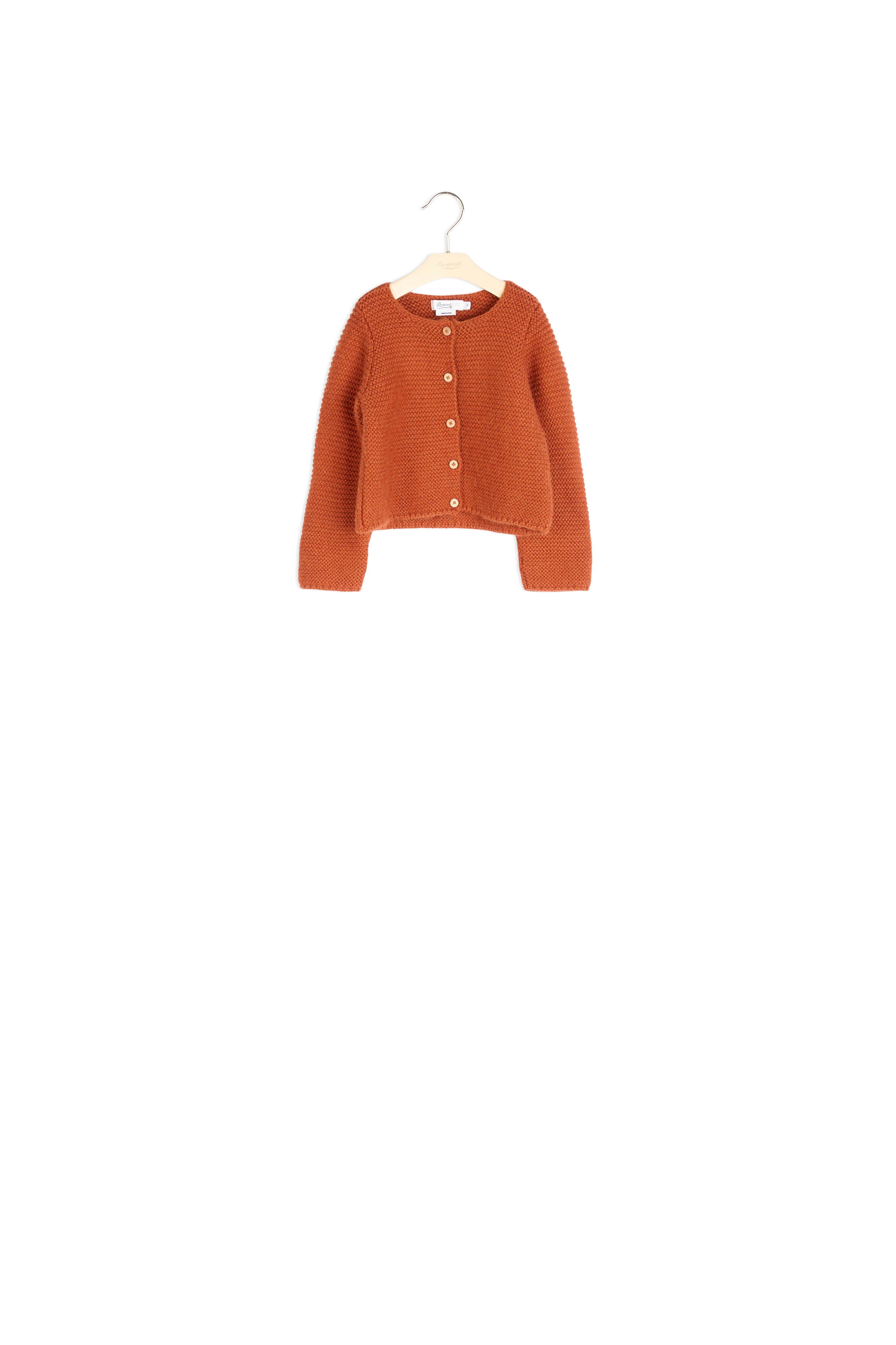 Cardigan en alpaga mélangé - Bonpoint vintage