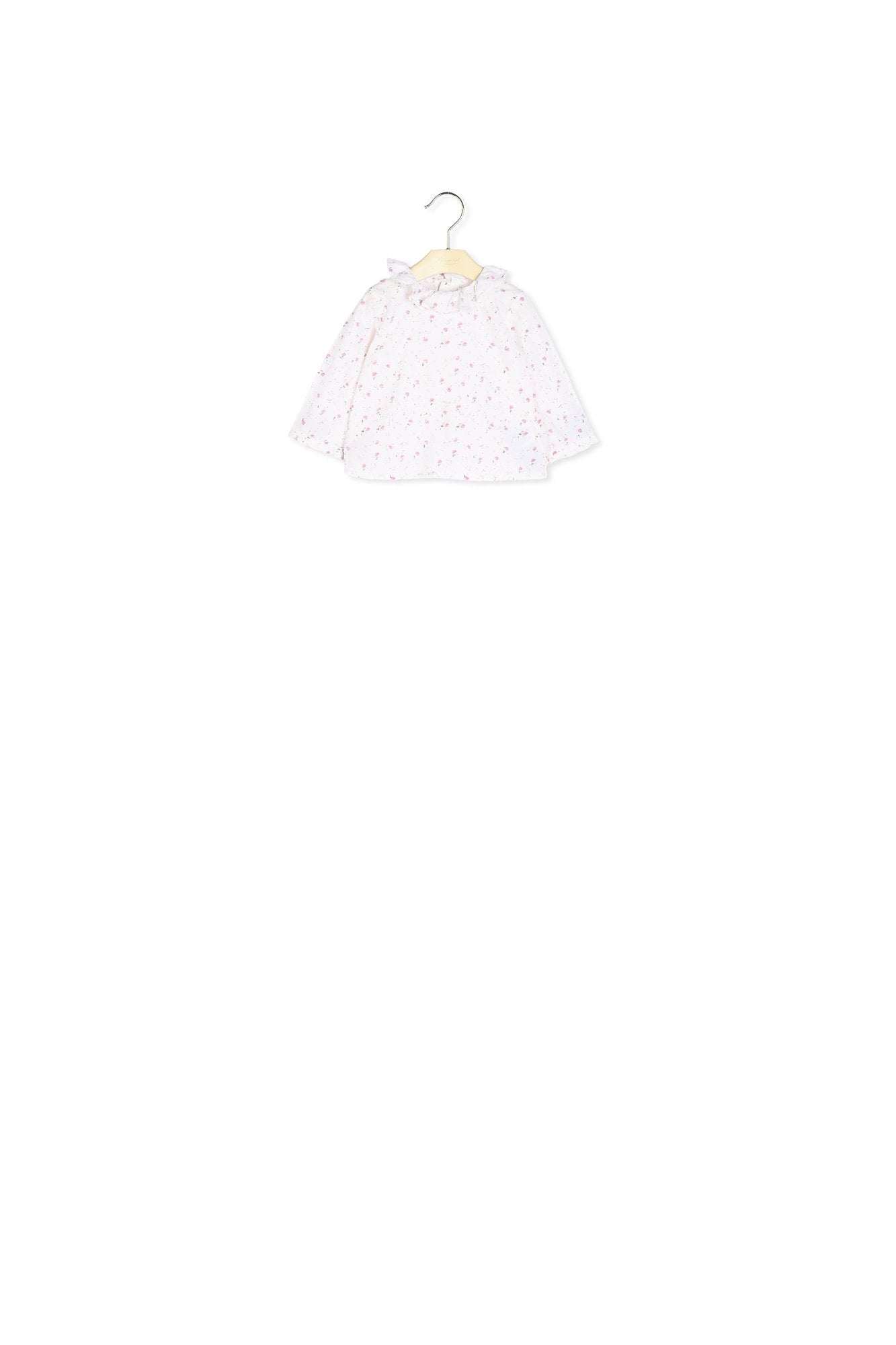 Blouse imprimée à col volanté - Bonpoint vintage