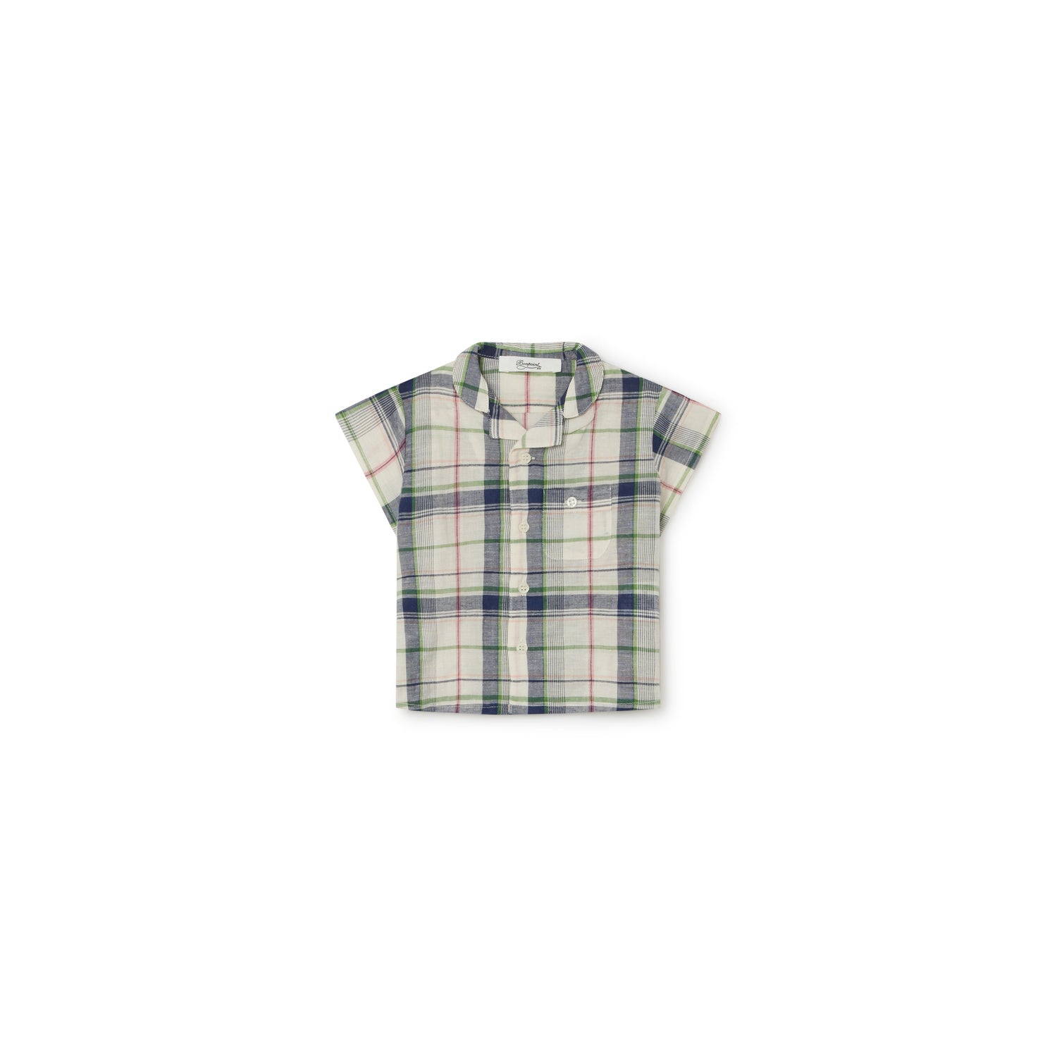 Chemise à manches courtes - Bonpoint vintage