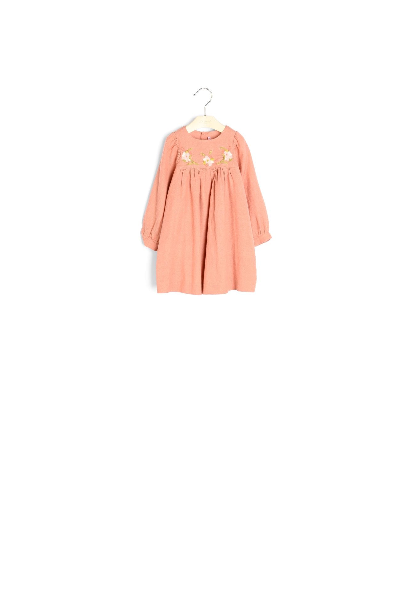 Robe en twill brodé - Bonpoint vintage