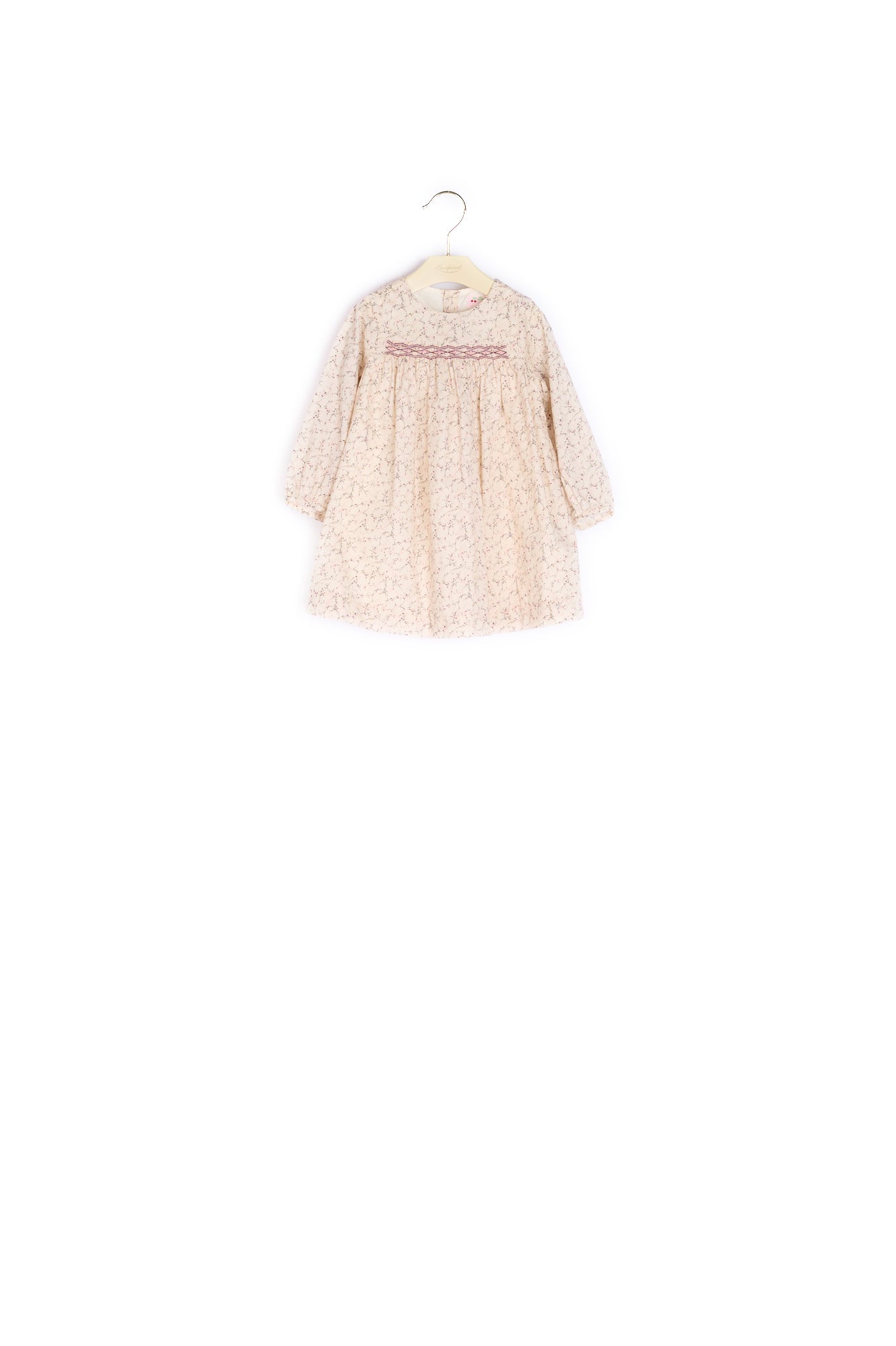 Robe smockée en tissu Liberty - Bonpoint vintage