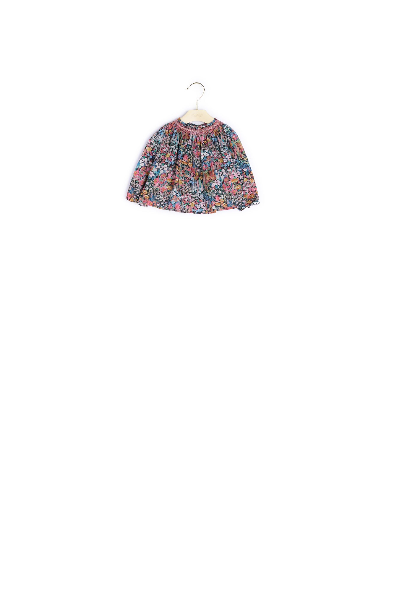 Blouse en tissu Liberty bébé - Bonpoint vintage