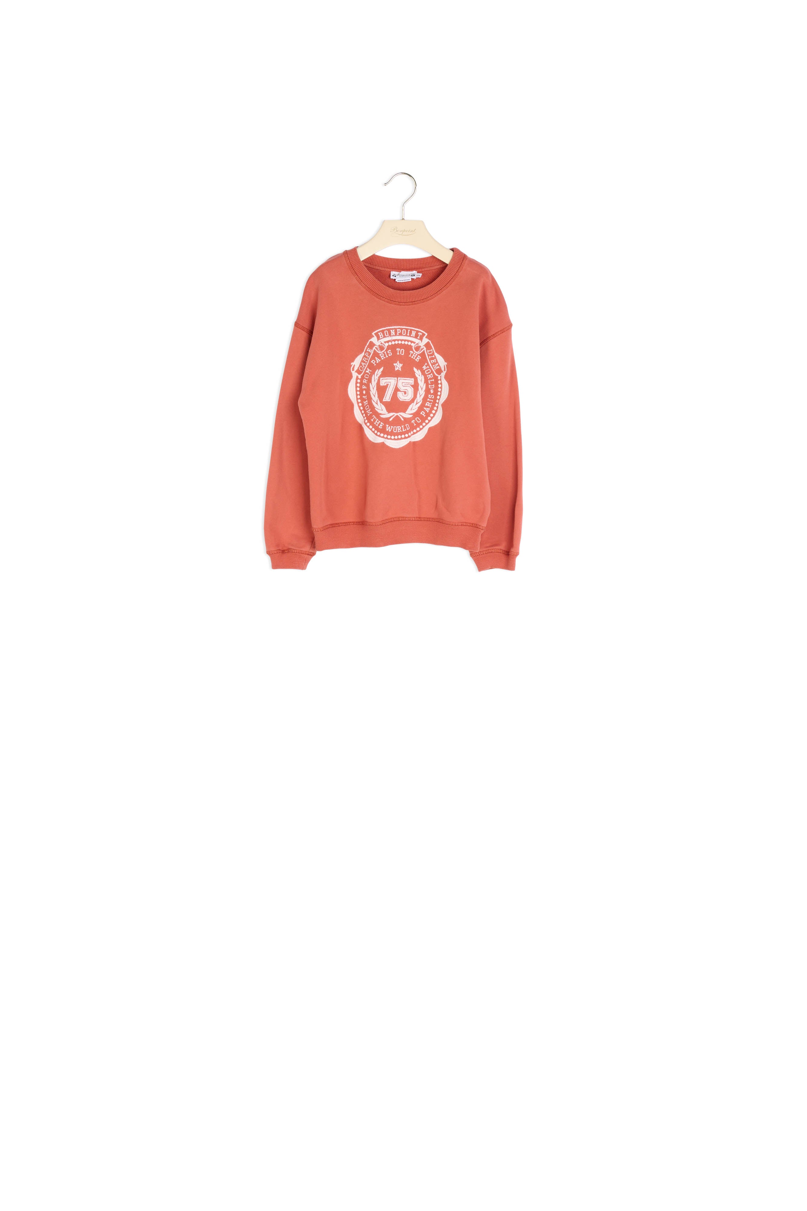 Sweat à écusson brodé - Bonpoint vintage