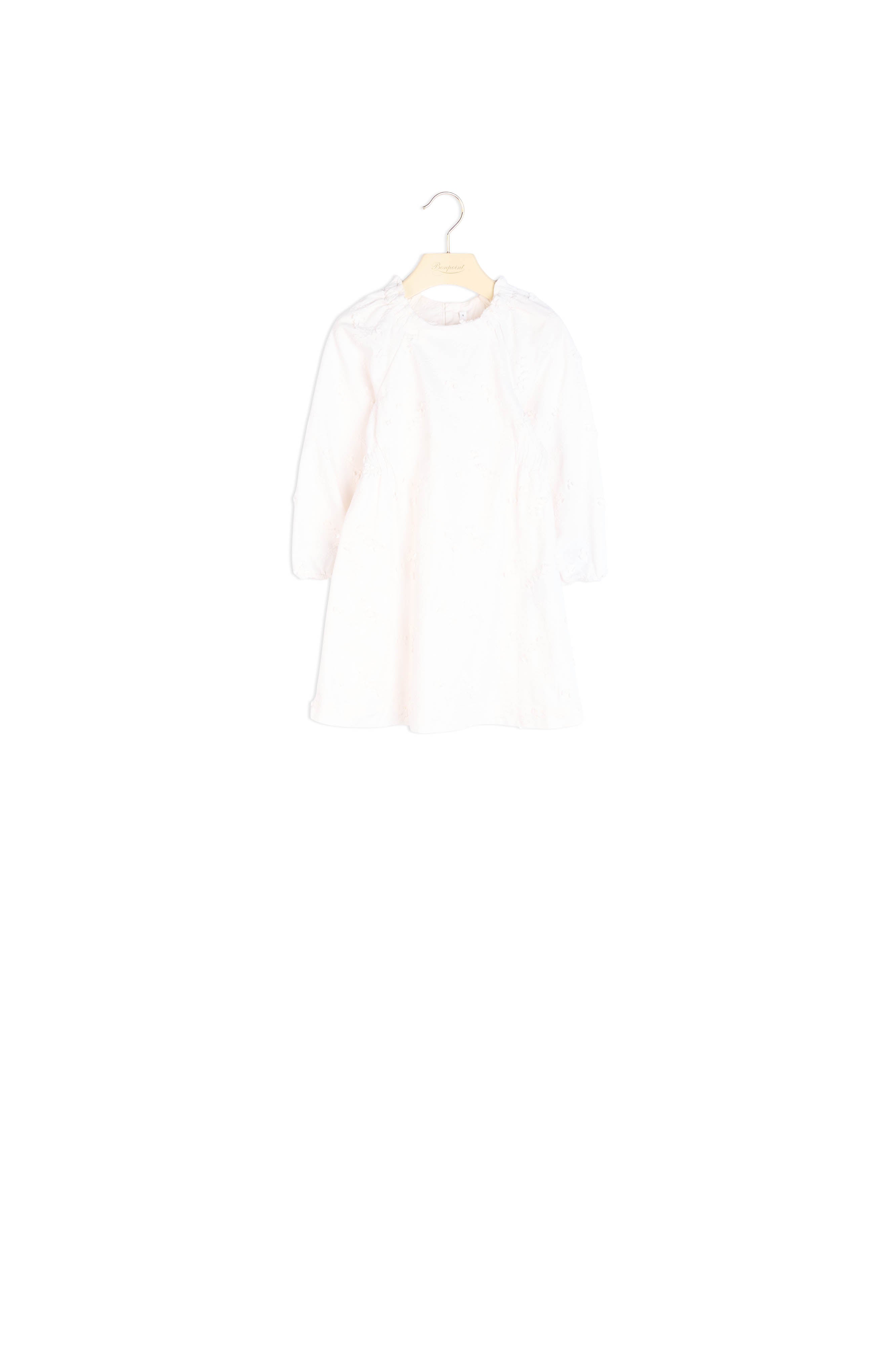 Robe en twill brodé - Bonpoint vintage