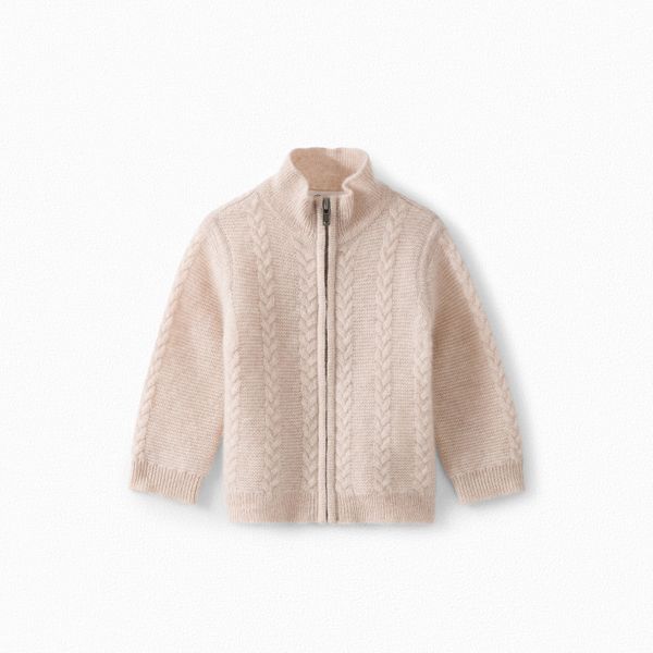 Cardigan bébé cachemire torsadé - Bonpoint vintage