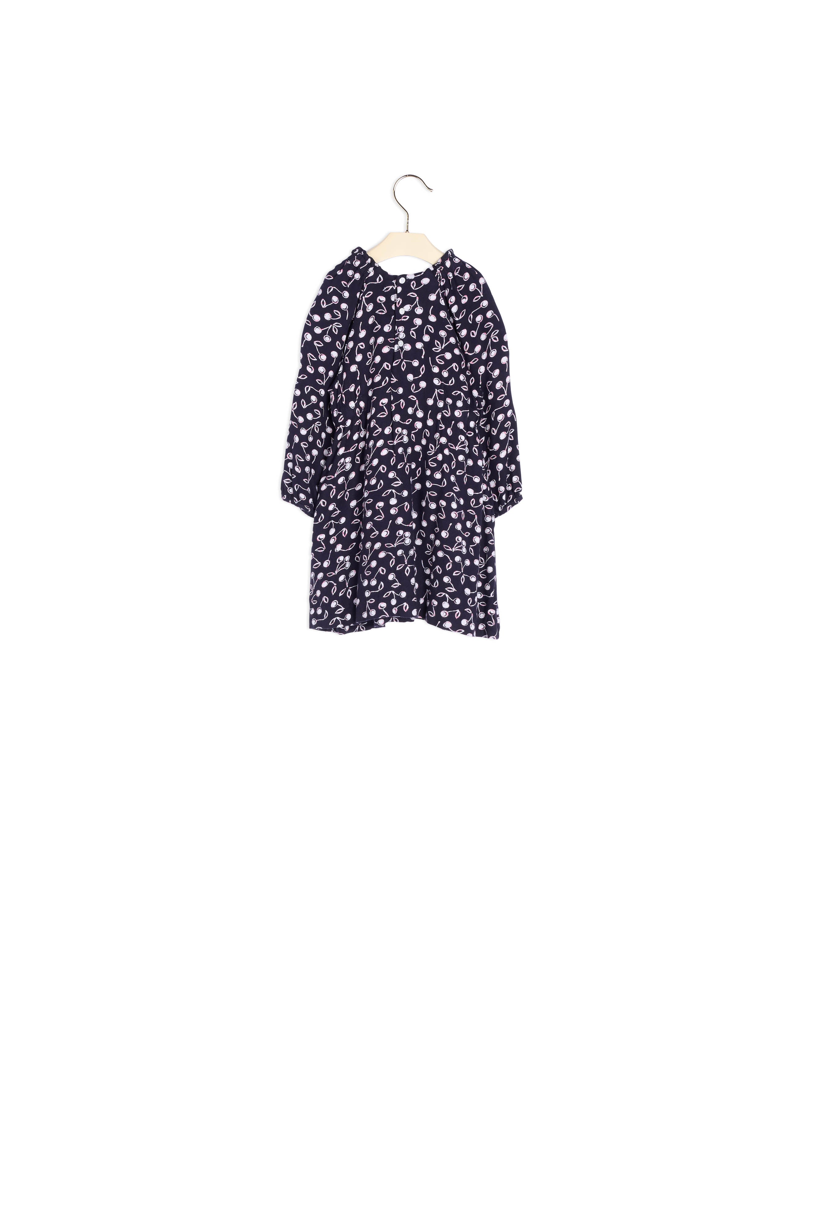 Robe en twill imprimé cerises - Bonpoint vintage