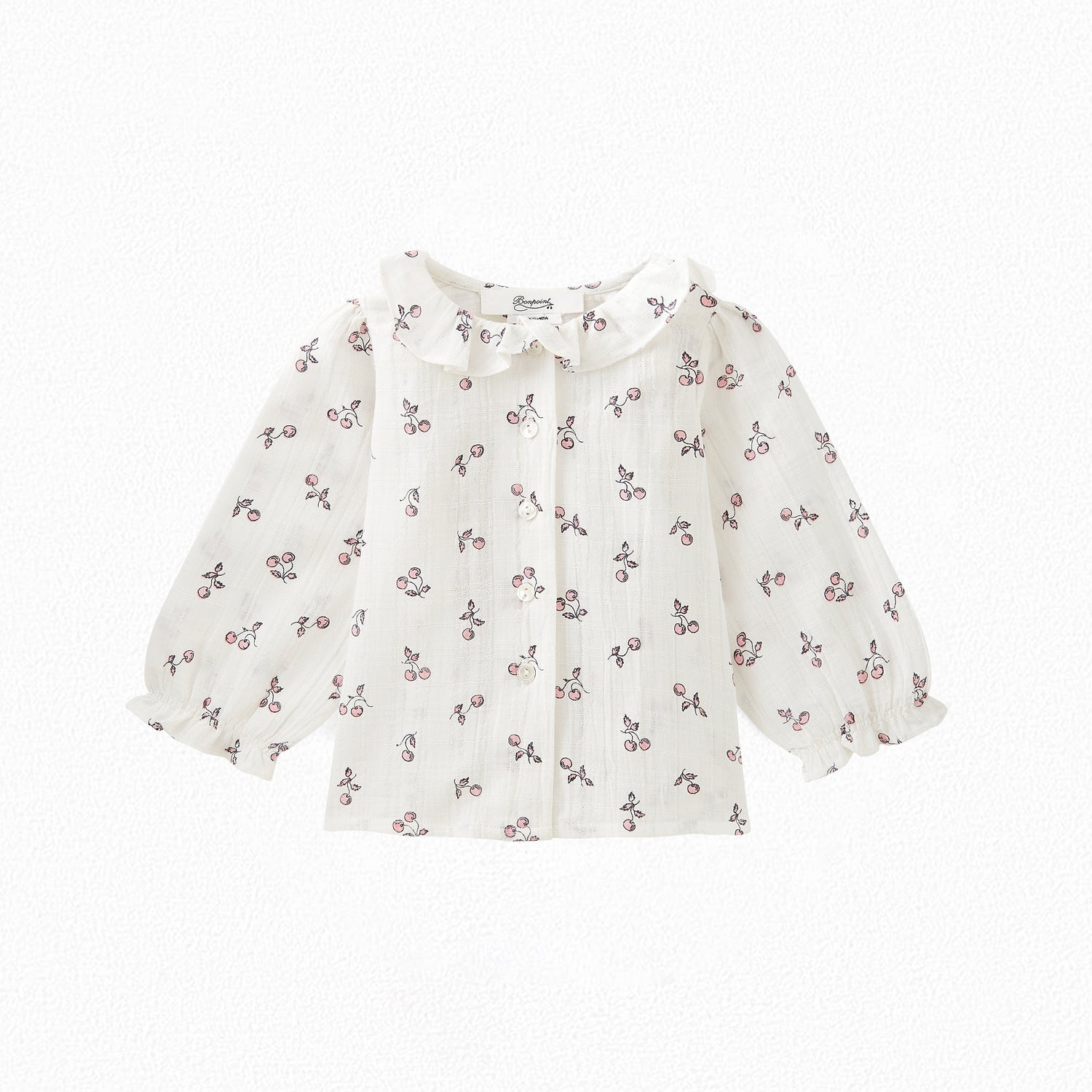 Blouse en coton façonné - Bonpoint vintage