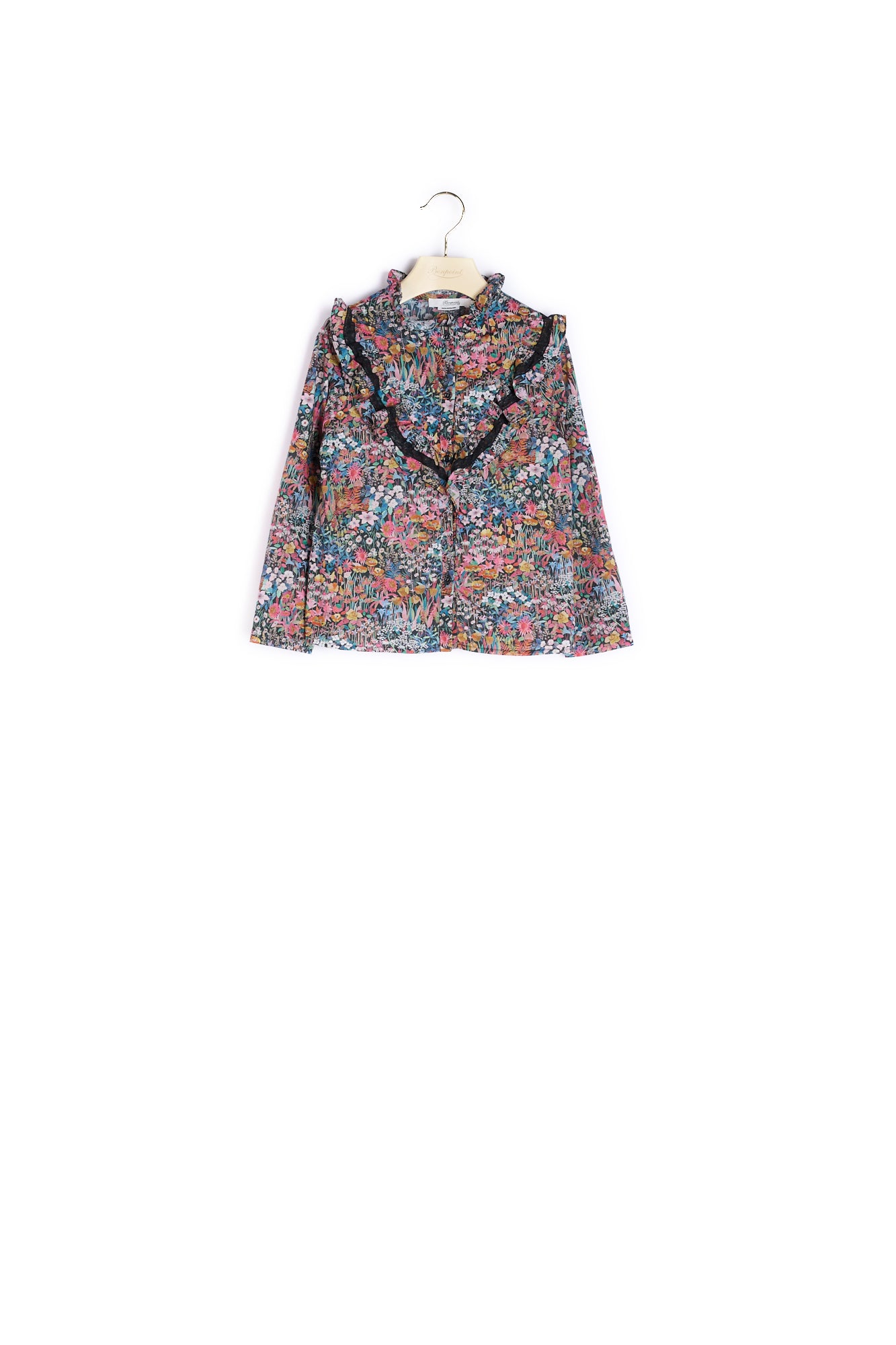 Blouse fille en tissu Liberty - Bonpoint vintage