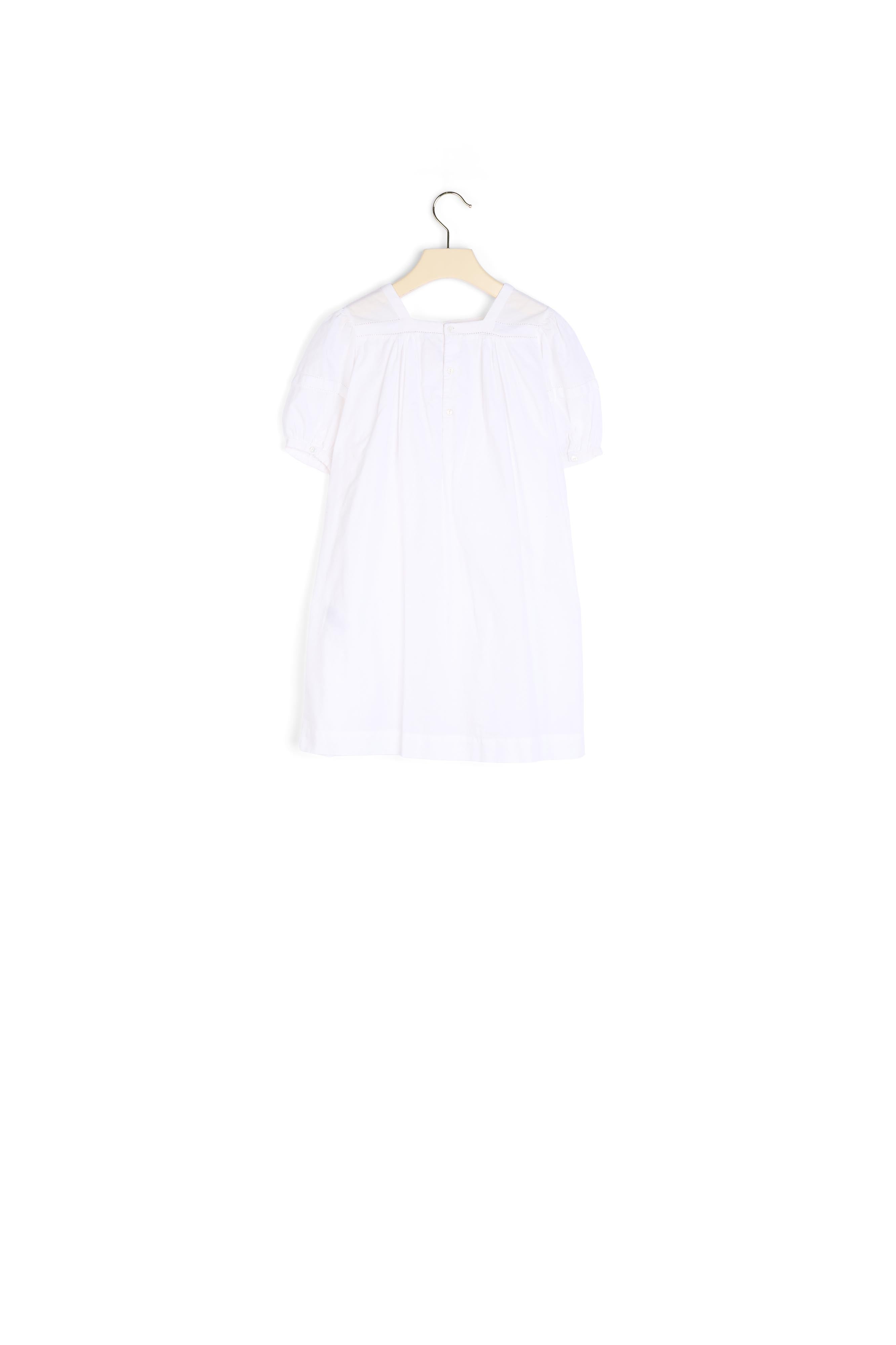 Robe en voile de coton brodé - Bonpoint vintage
