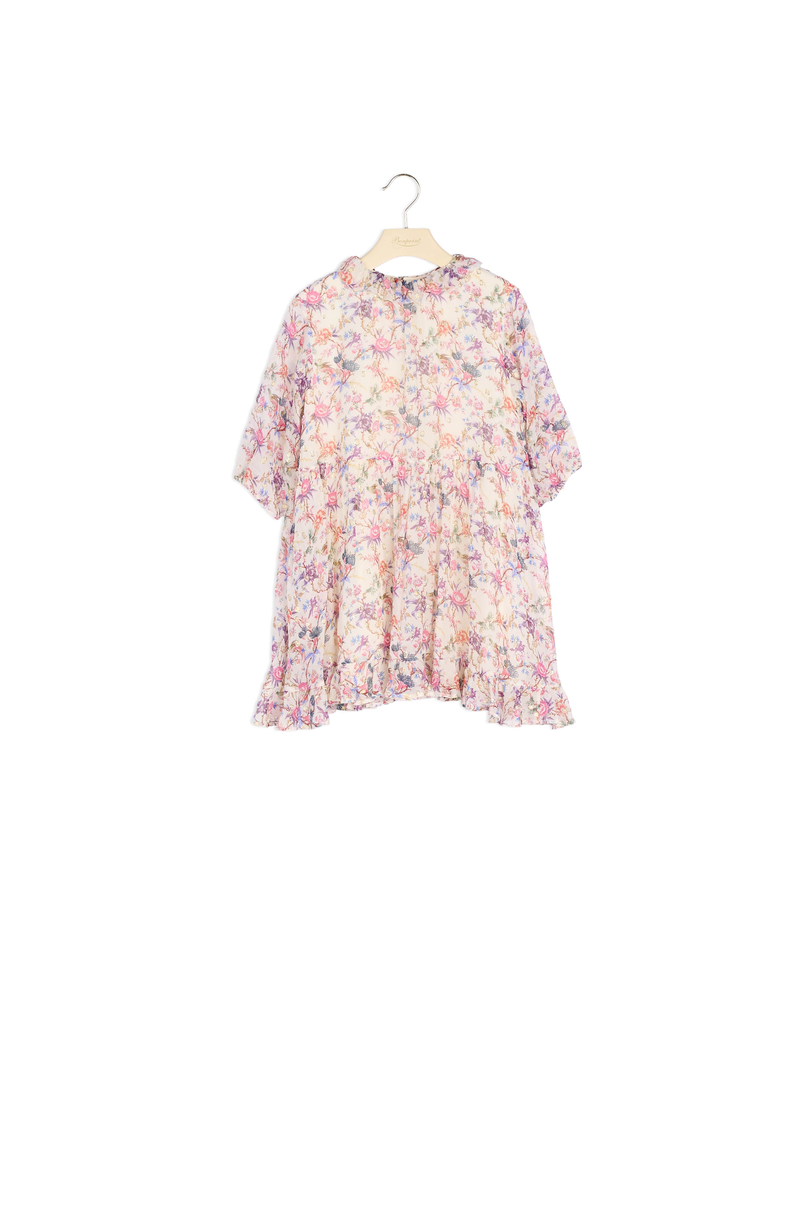 Robe en soie imprimée - Bonpoint vintage
