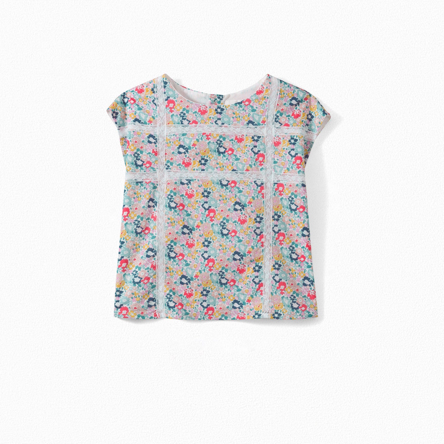 Blouse en tissu Liberty exclusif - Bonpoint vintage