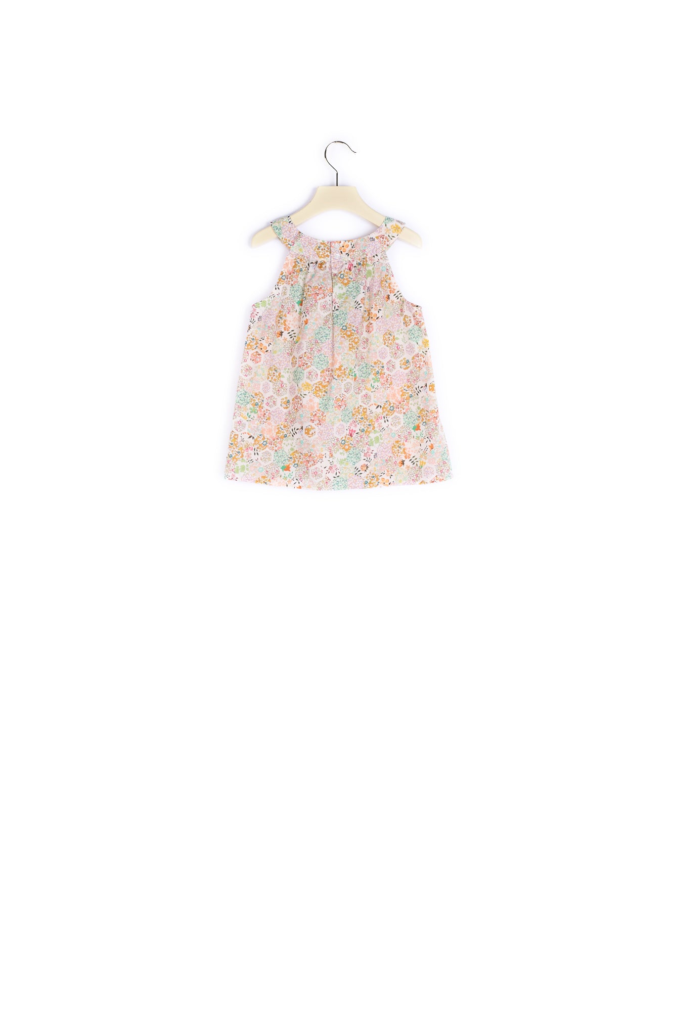 Blouse sans manches Nimi motif Liberty - Bonpoint vintage