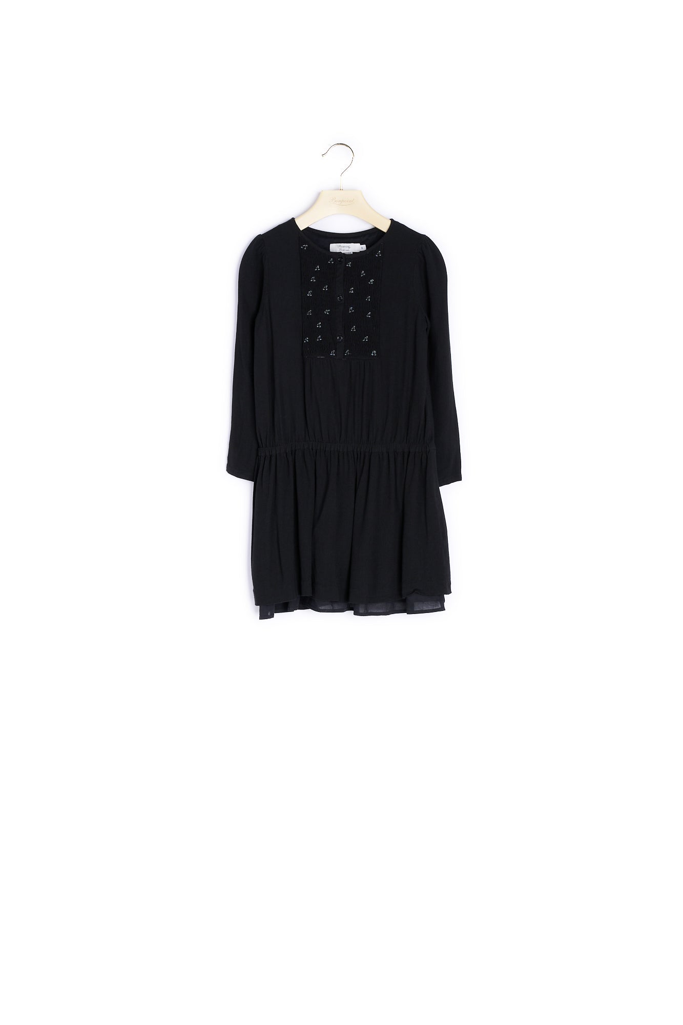 Robe plastron smocké - Bonpoint vintage