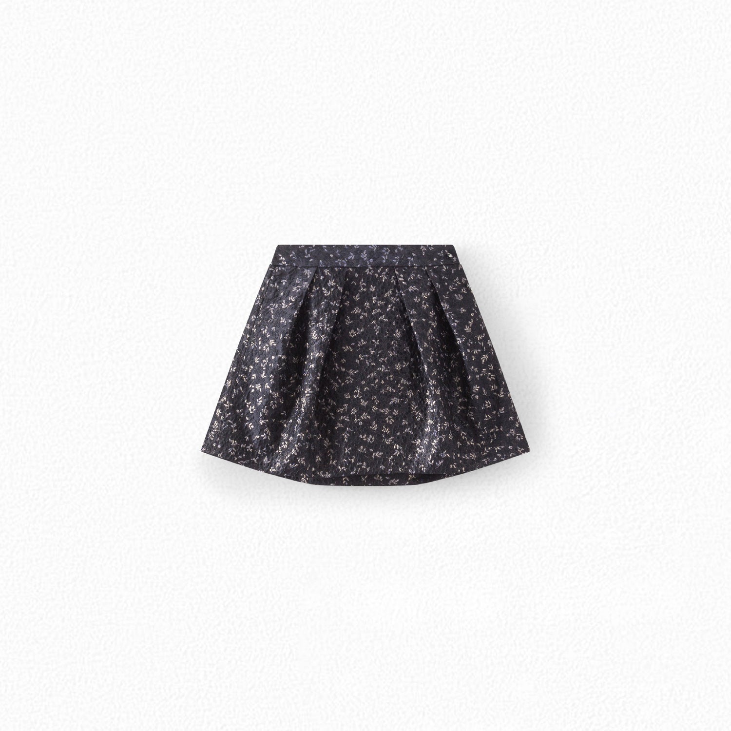 Jupe en jacquard métallisé - Bonpoint vintage