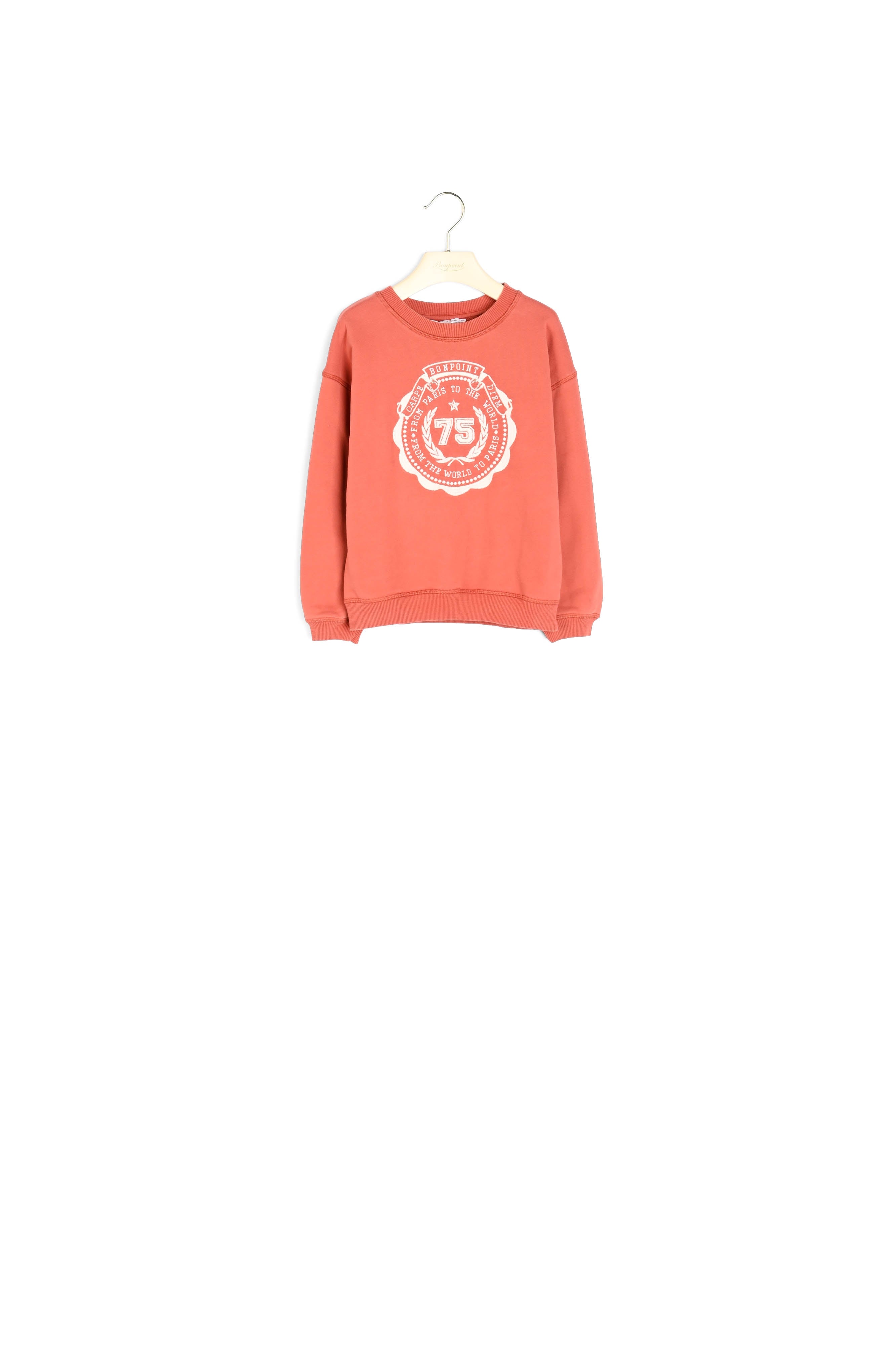 Sweat à écusson brodé - Bonpoint vintage