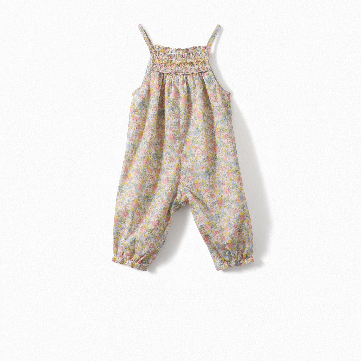 Salopette en tissu Liberty bébé - Bonpoint vintage