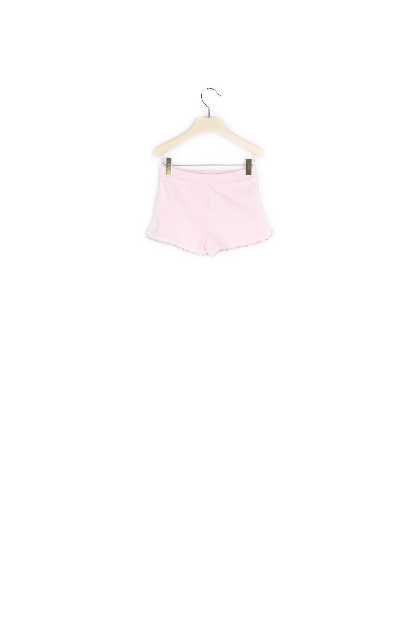 Short en molleton et tissu Liberty fille - Bonpoint vintage
