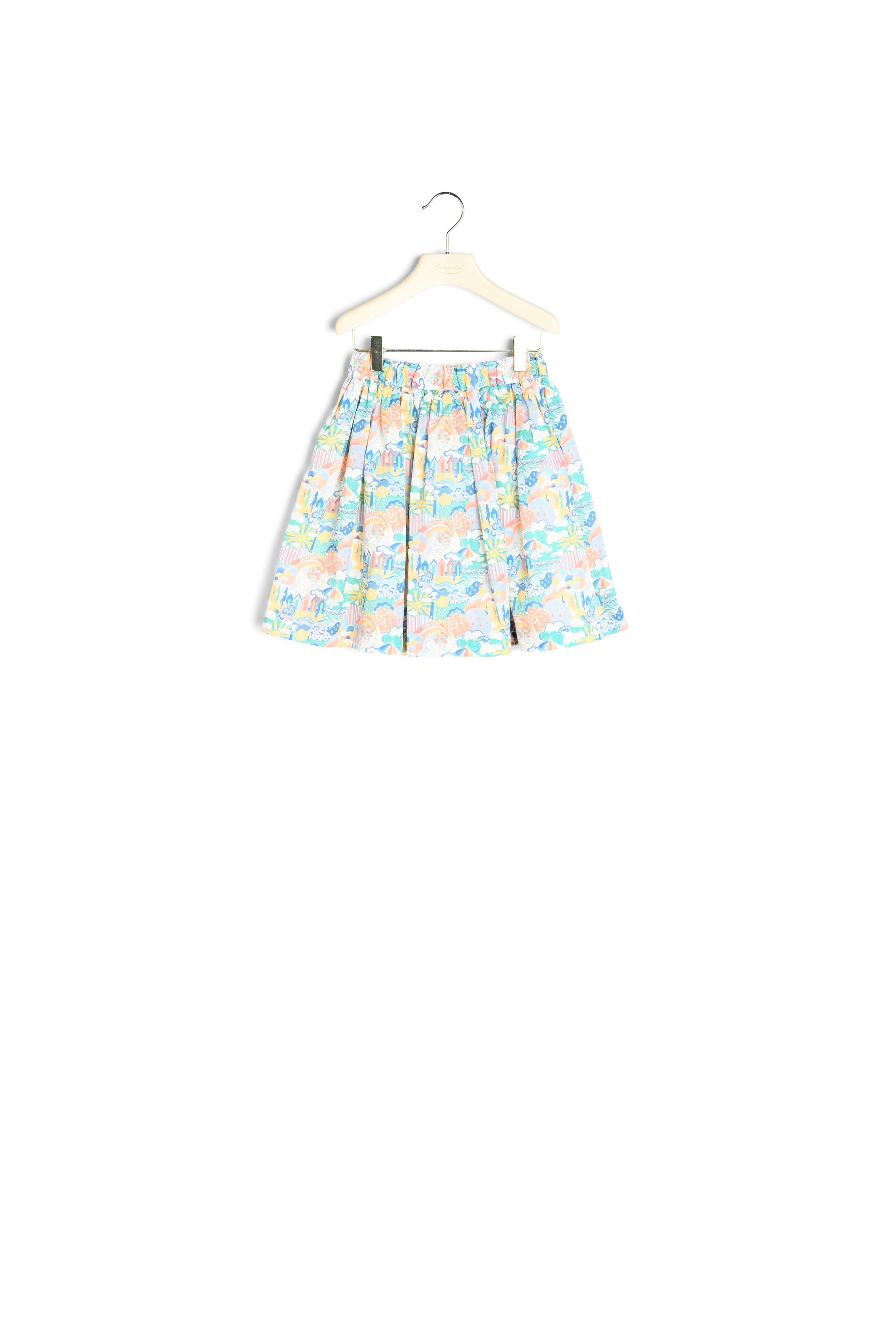 Jupe froncée en tissu Liberty fille - Bonpoint vintage