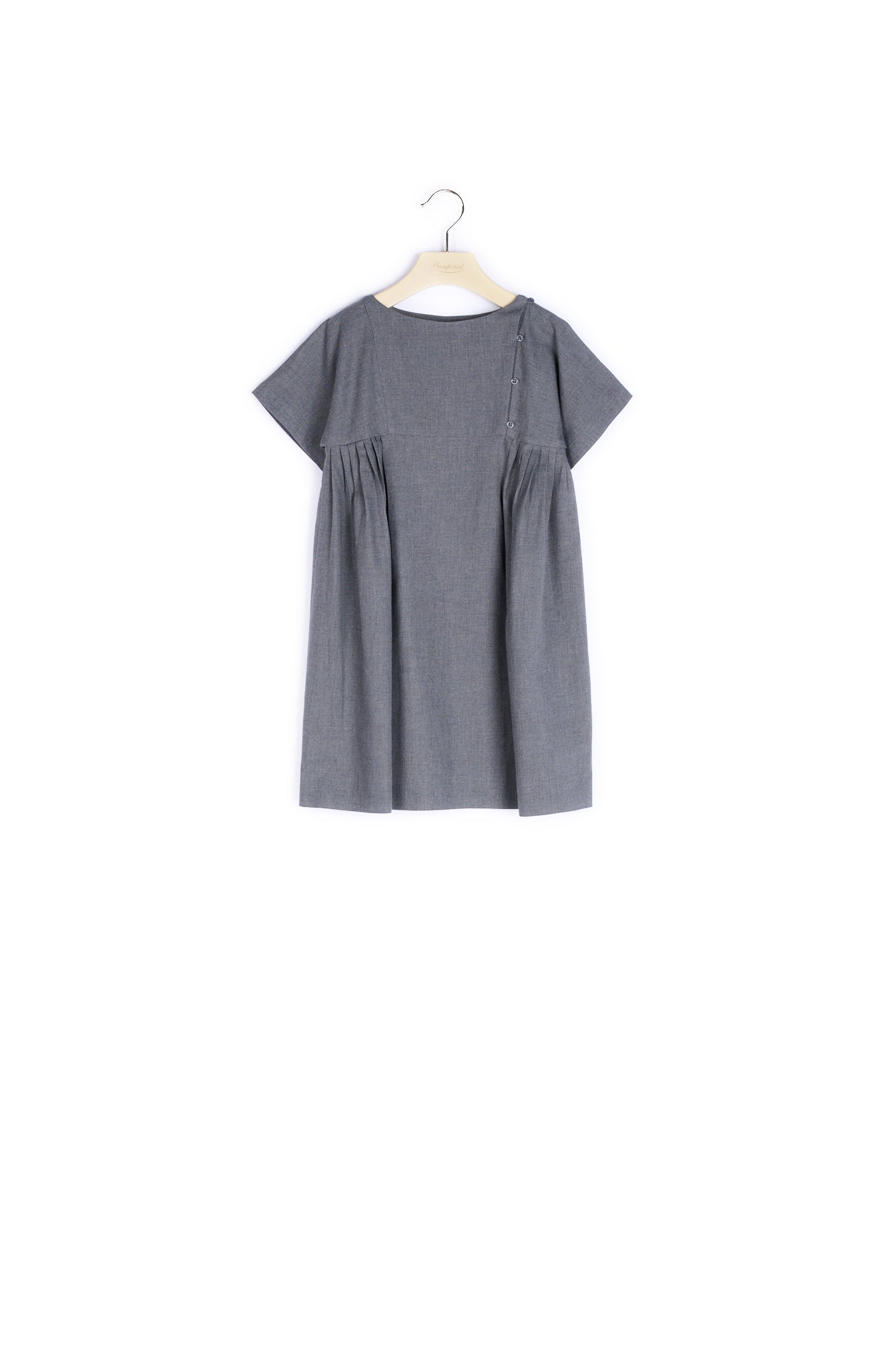 Robe fille en coton émerisé - Bonpoint vintage