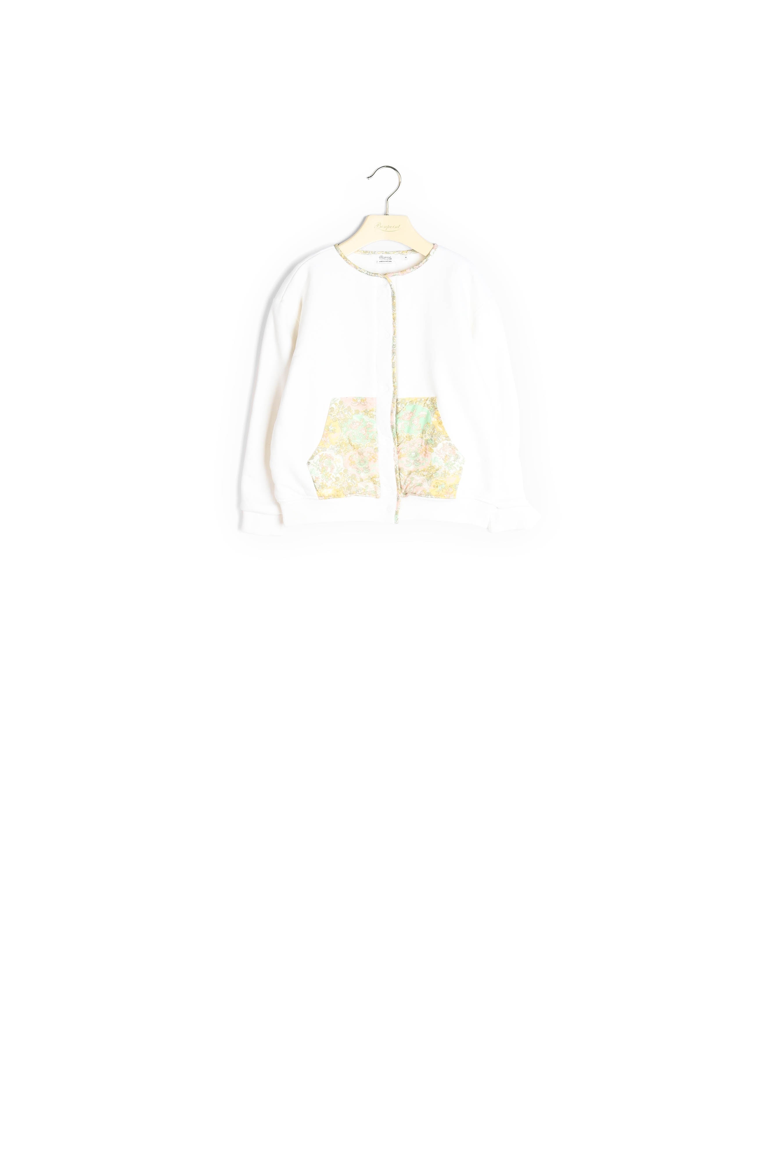 Sweat en molleton et Liberty - Bonpoint vintage
