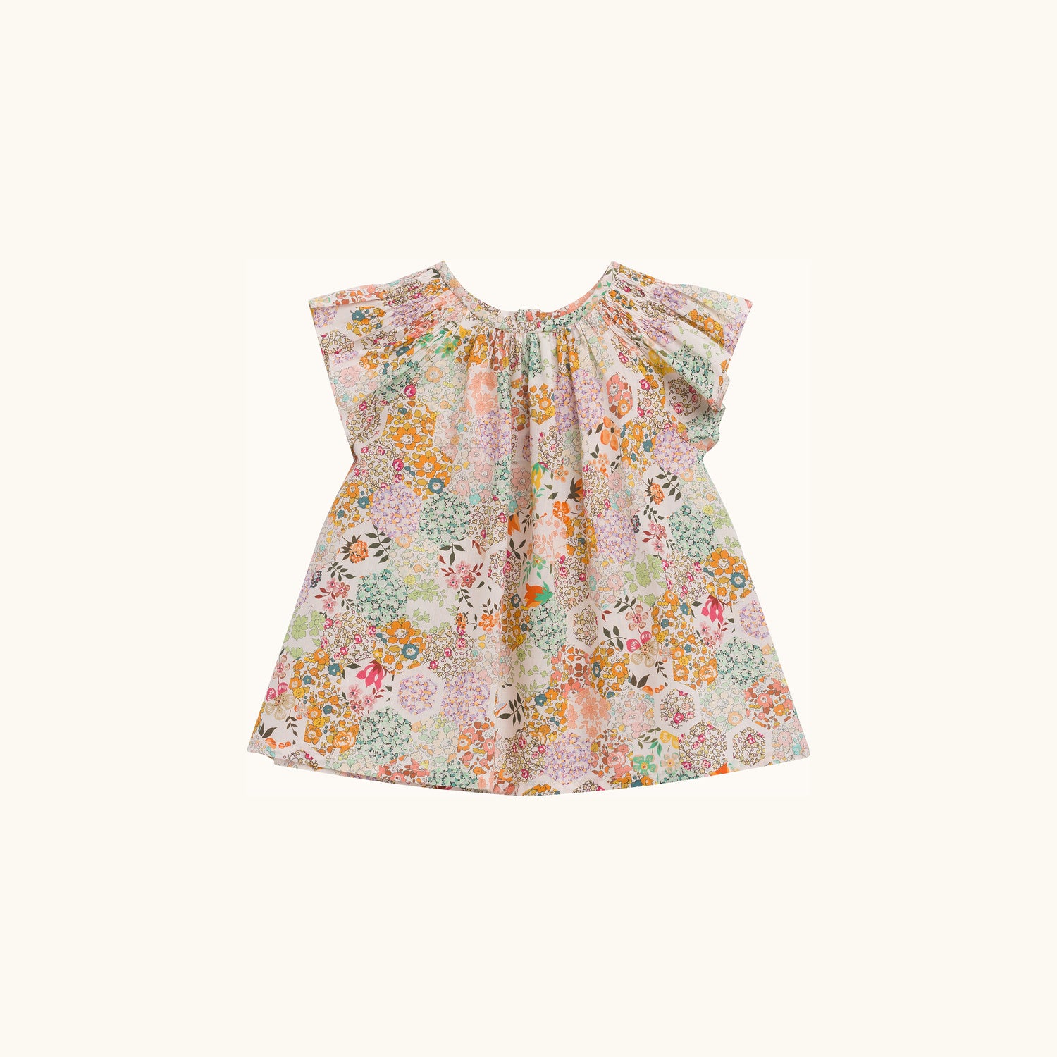 Blouse Noelle motif Liberty - Bonpoint vintage
