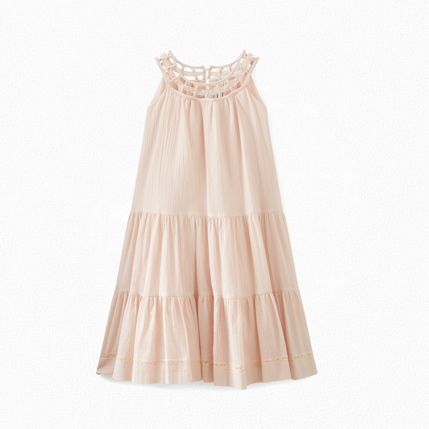 Robe longue en crépon - Bonpoint vintage