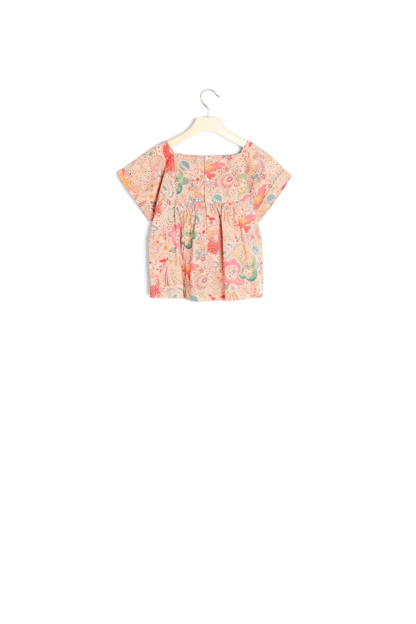 Blouse Pays à motif Liberty - Bonpoint vintage