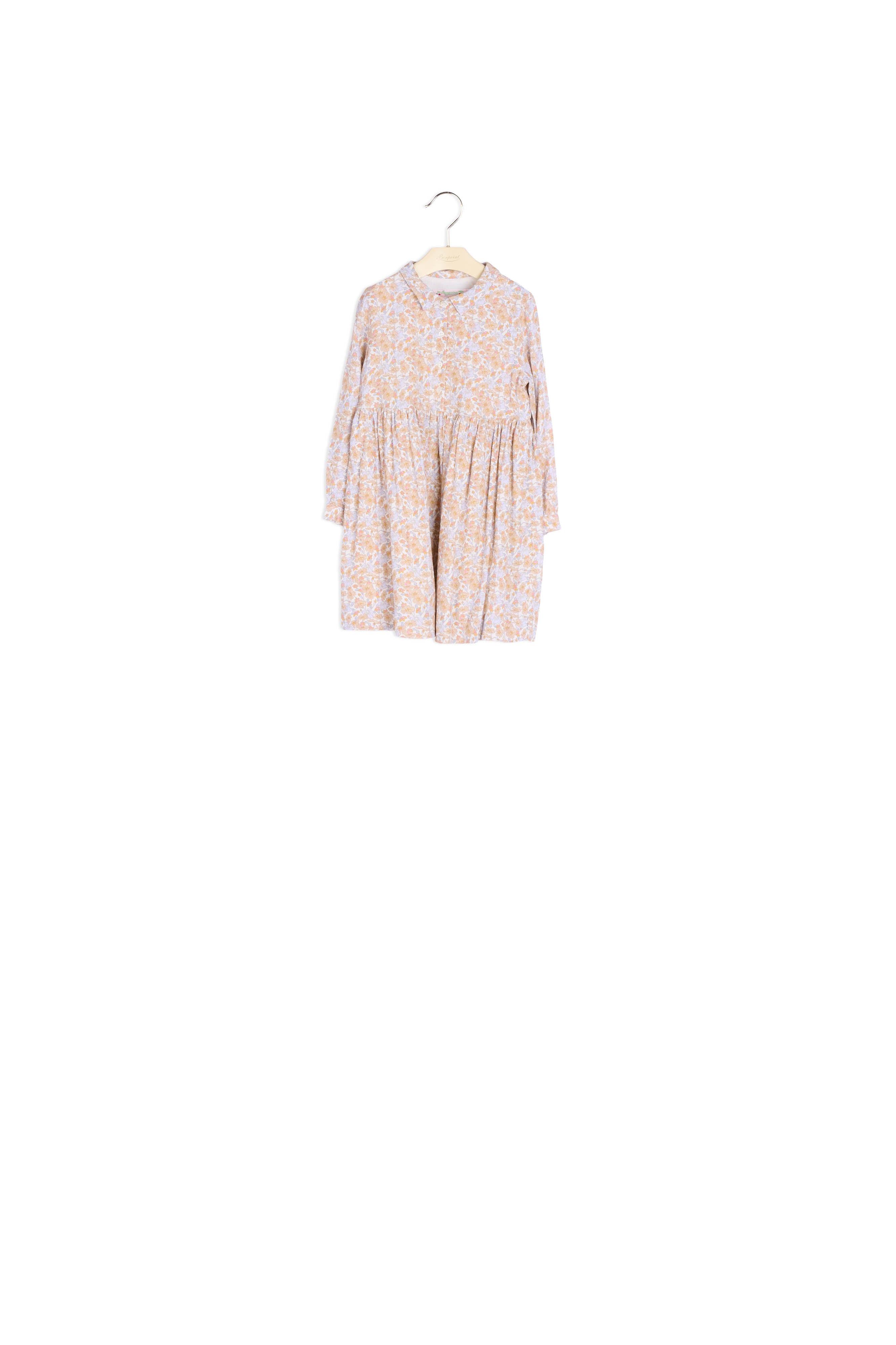 Robe fluide à manches longues fille - Bonpoint vintage