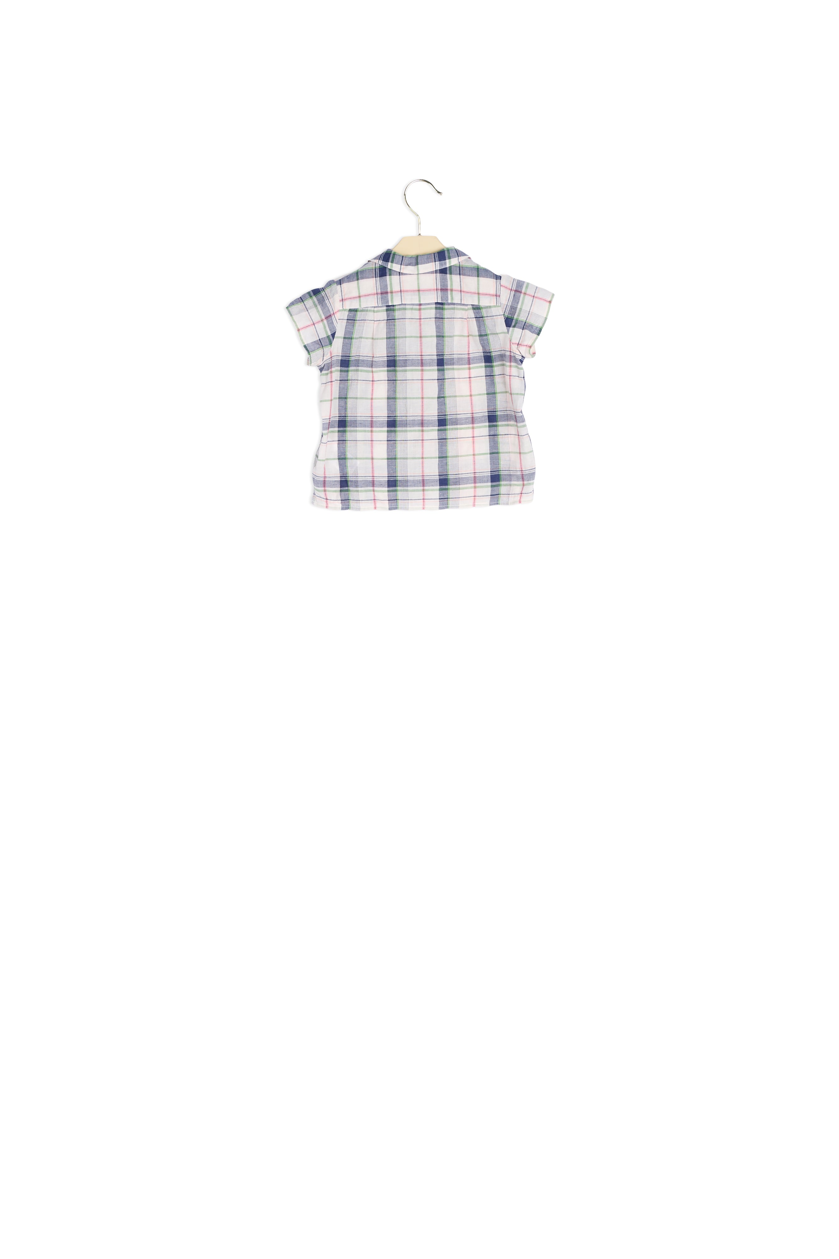 Chemise à manches courtes - Bonpoint vintage