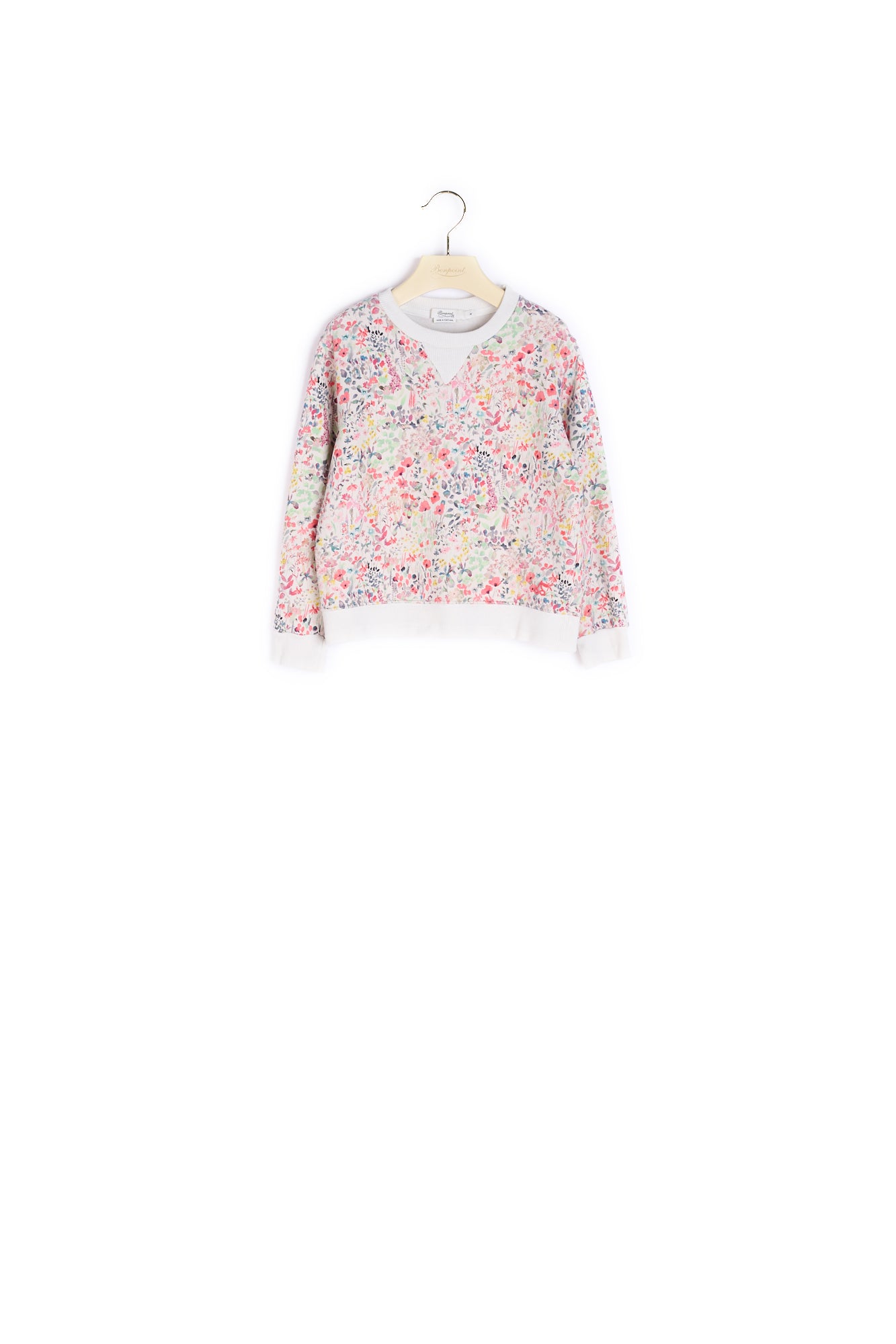 Sweat en molleton Liberty fille - Bonpoint vintage
