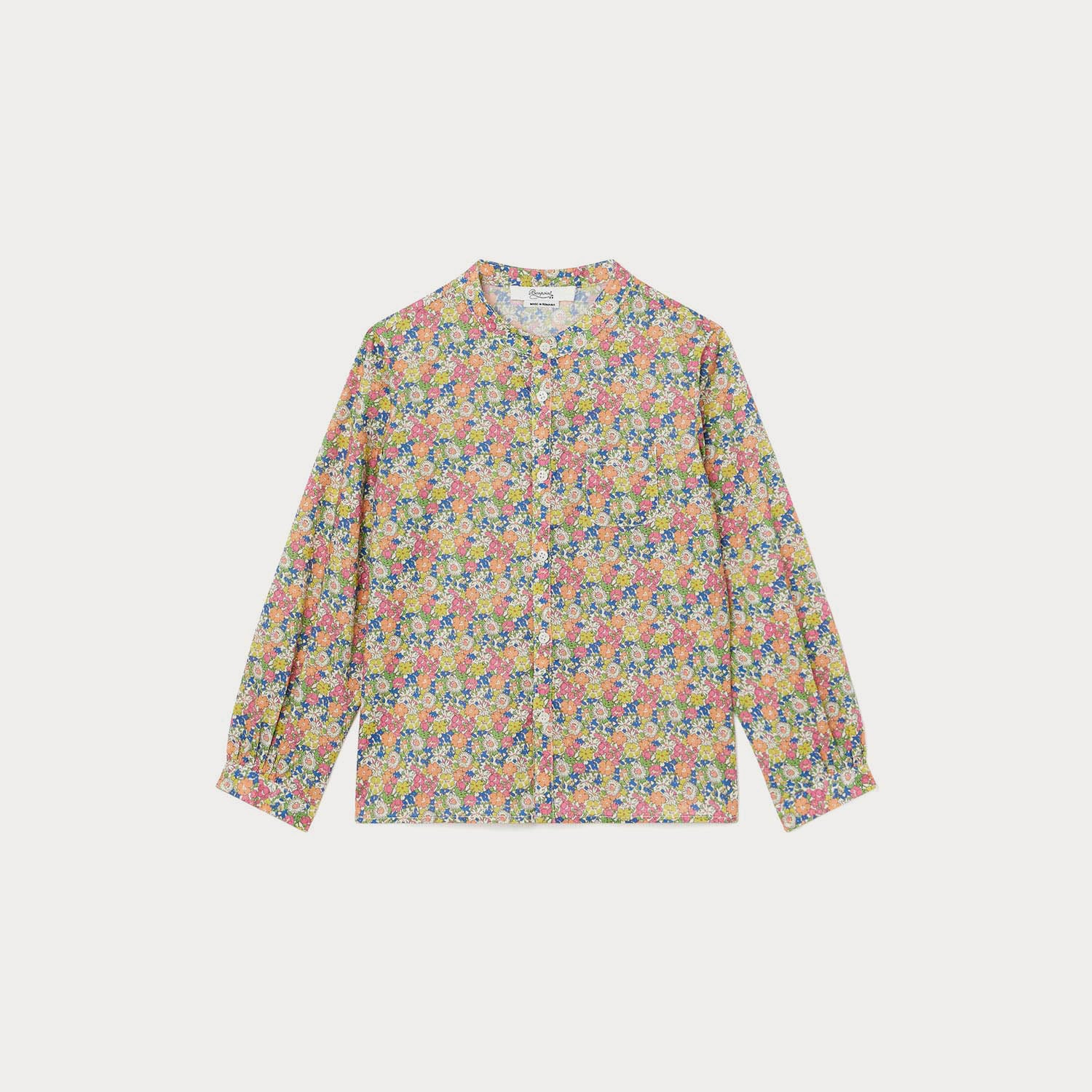 Blouse manches longues en tissu liberty - Bonpoint vintage